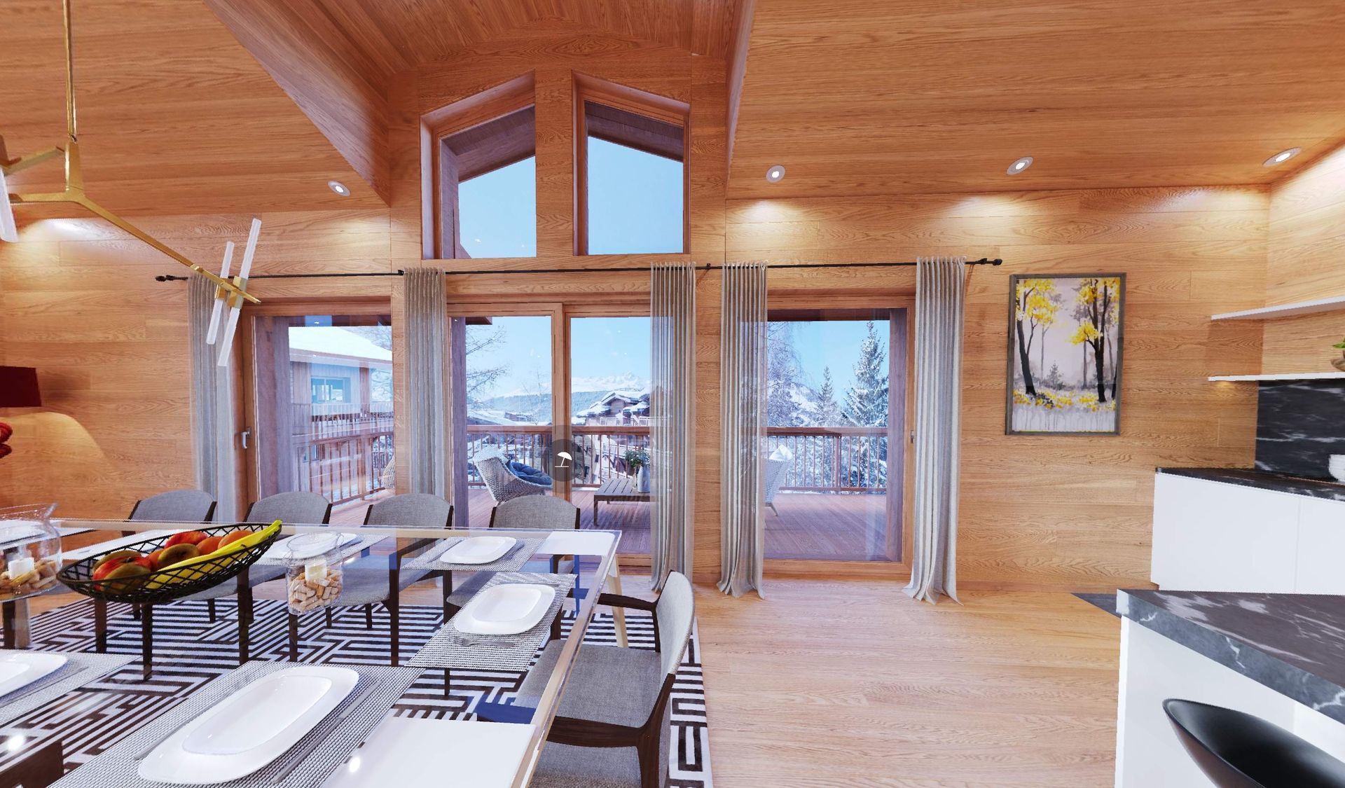 House in Courchevel, Rhone Alps 10015165