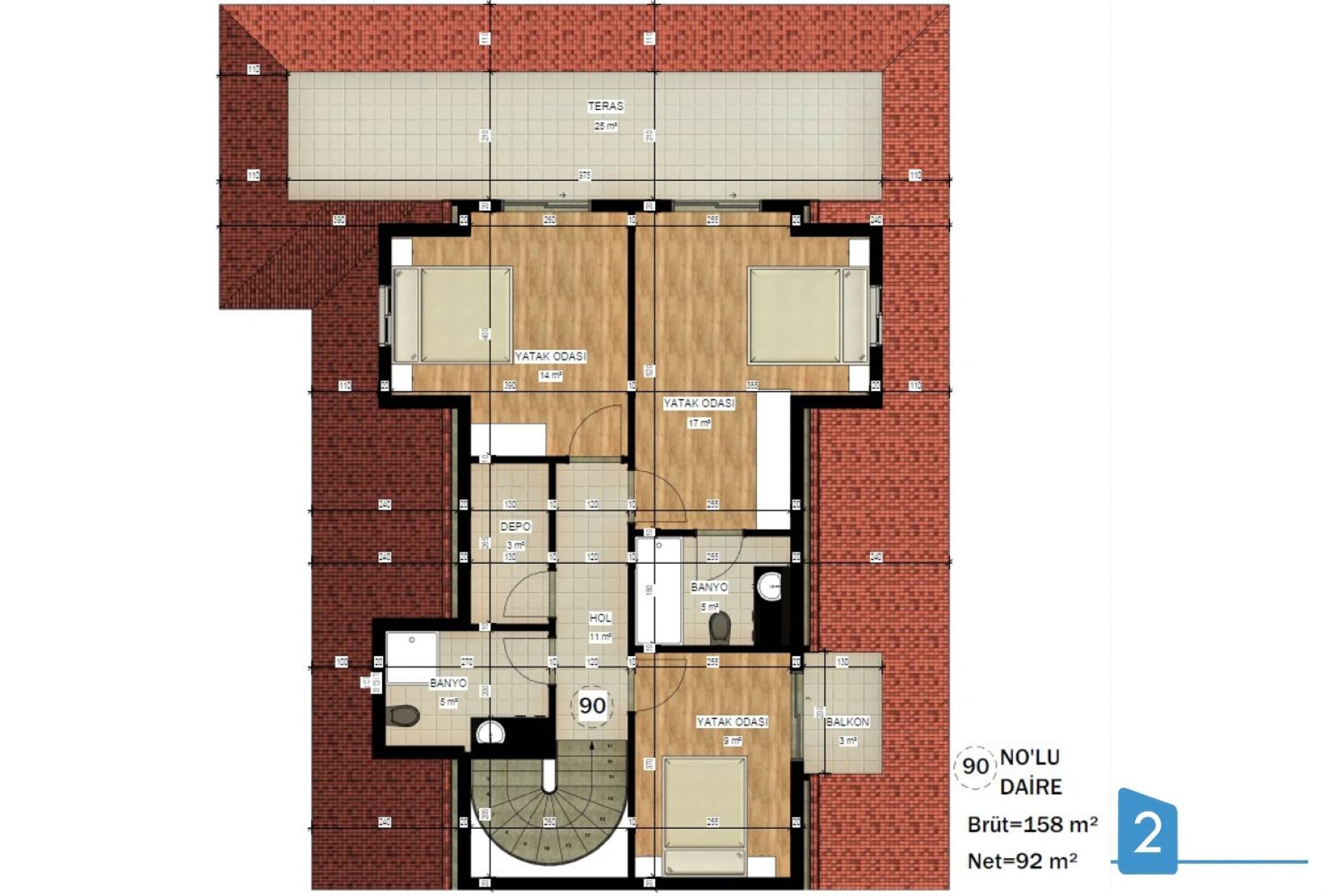 Kondominium dalam Alanya Avsallar, Antalya 10022694