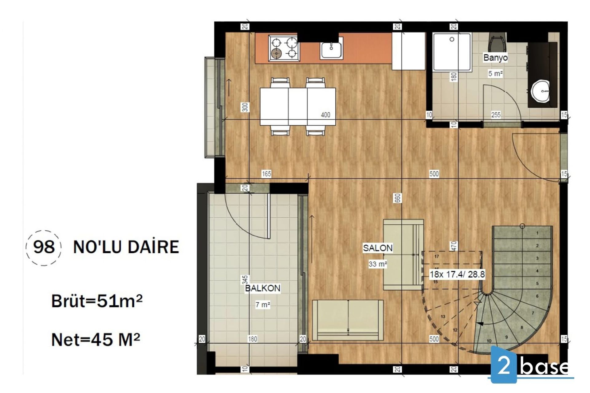 Kondominium dalam Alanya Avsallar, Antalya 10022694