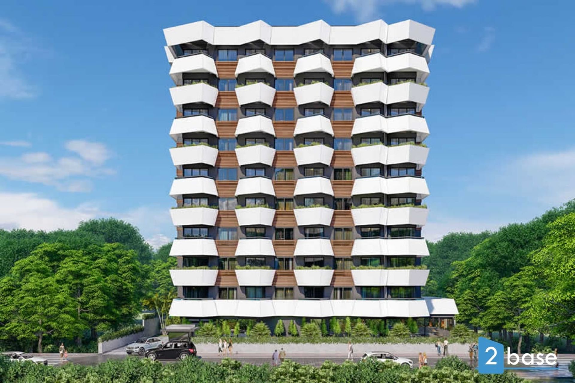 Condominio nel Alanya Mahmutlar, Antalya 10022746