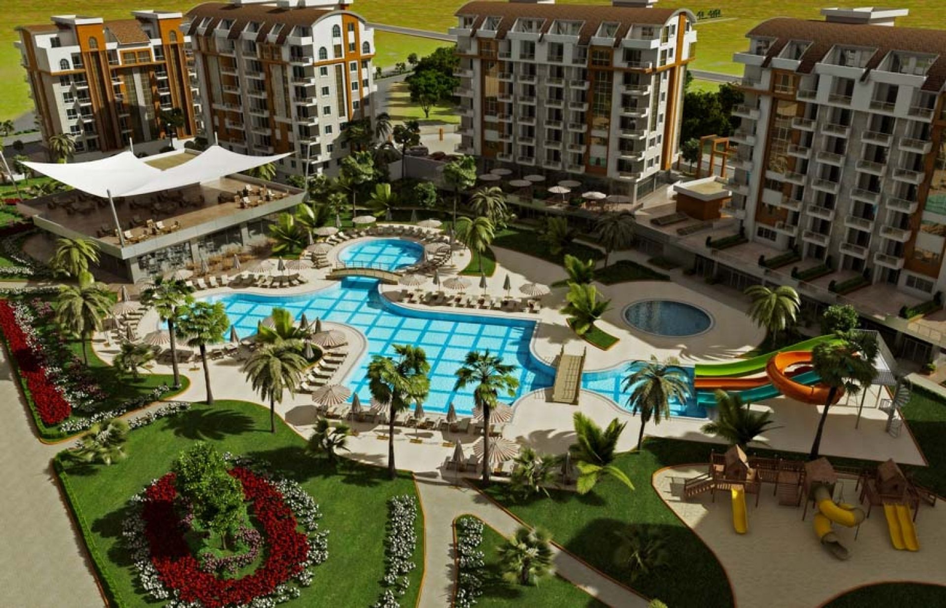 Kondominium w Alanya Avsallar, Antalya 10022900