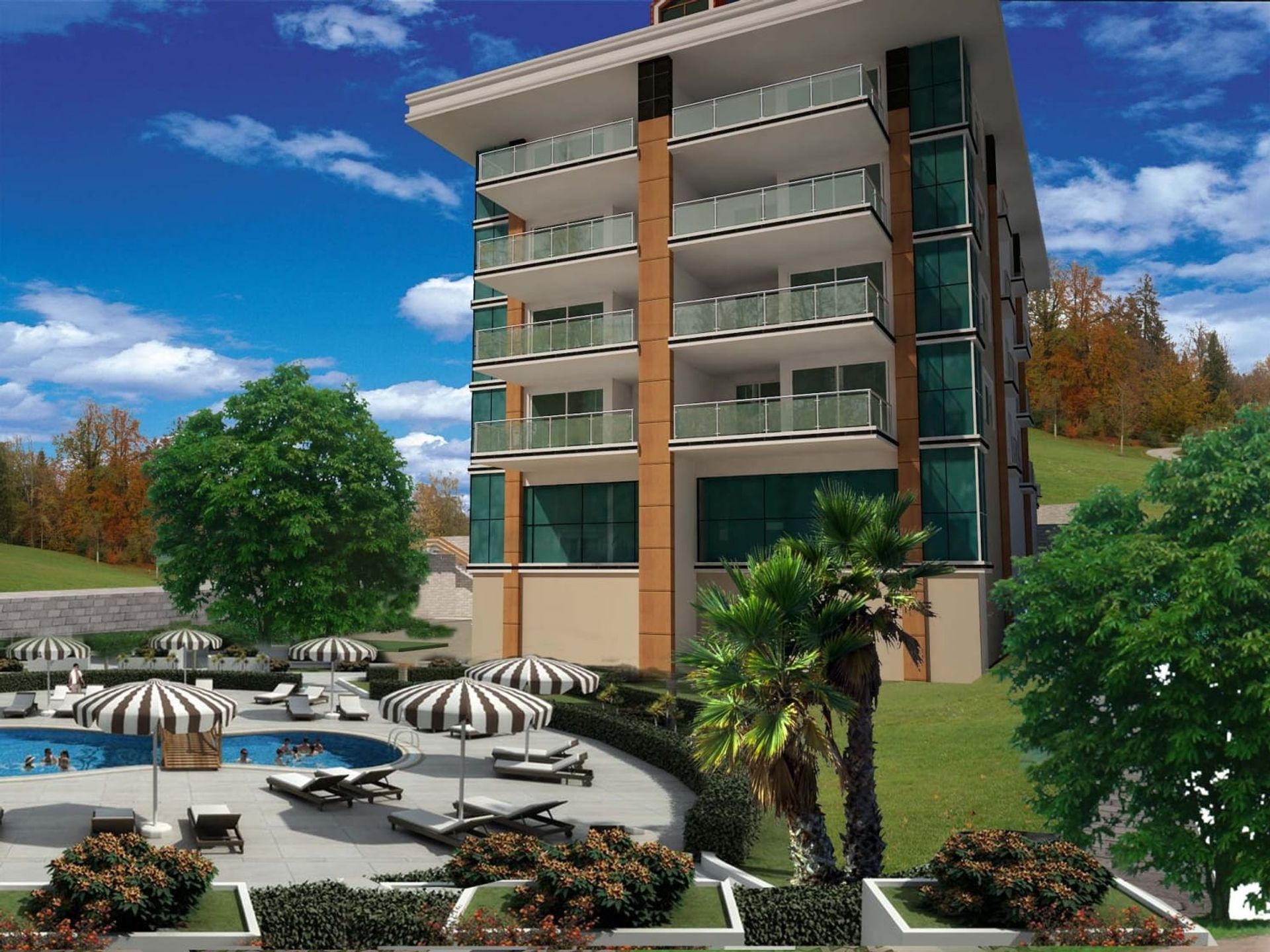 Condominio en Alanya Kestel, Antalya 10022959