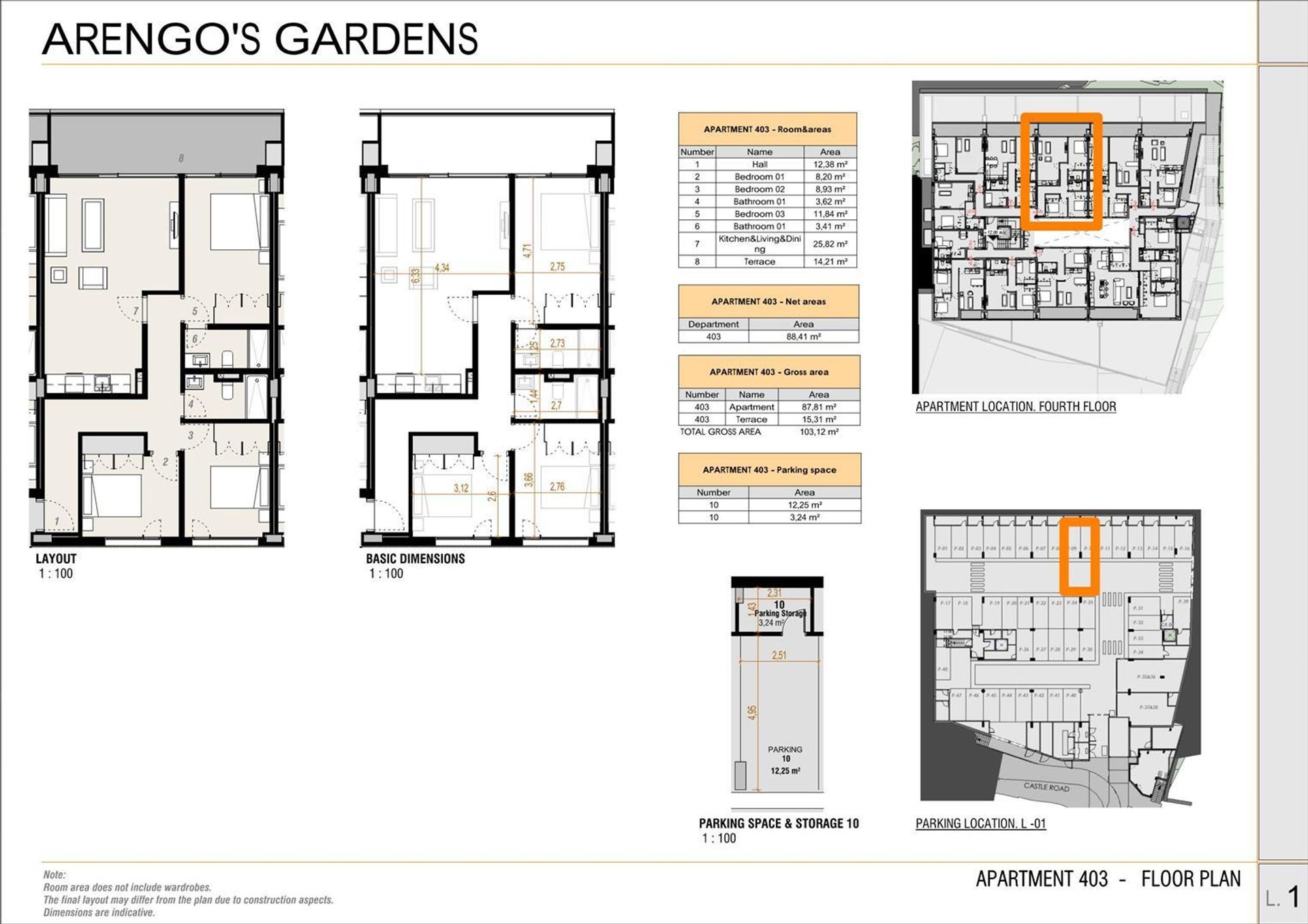 Kondominium w Arengos Gardens, Gibraltar 10024917