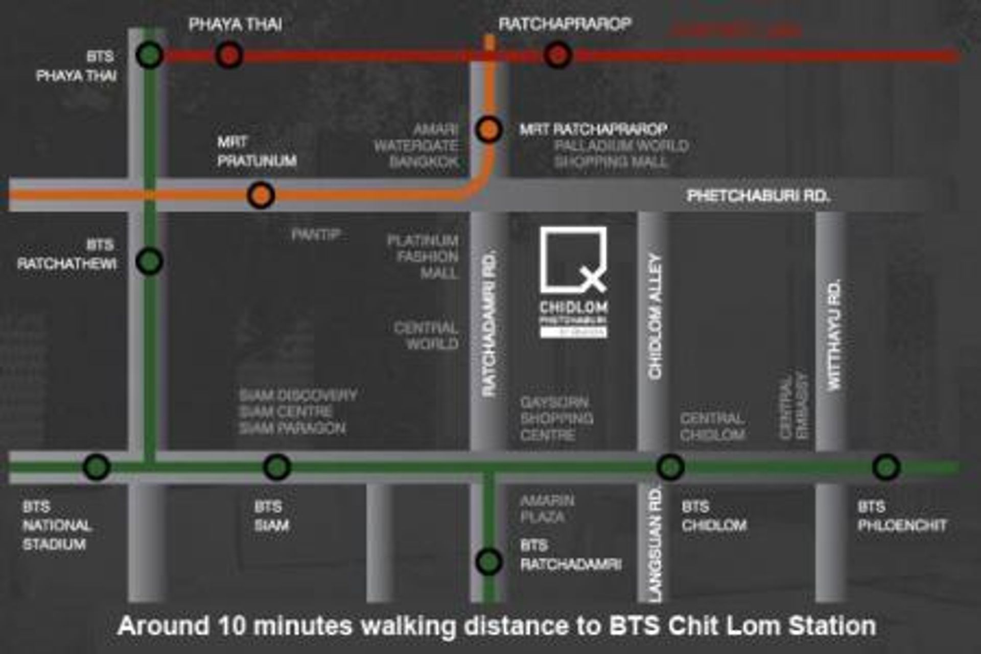 Kondominium di Chit Lom, Bangkok 10025398