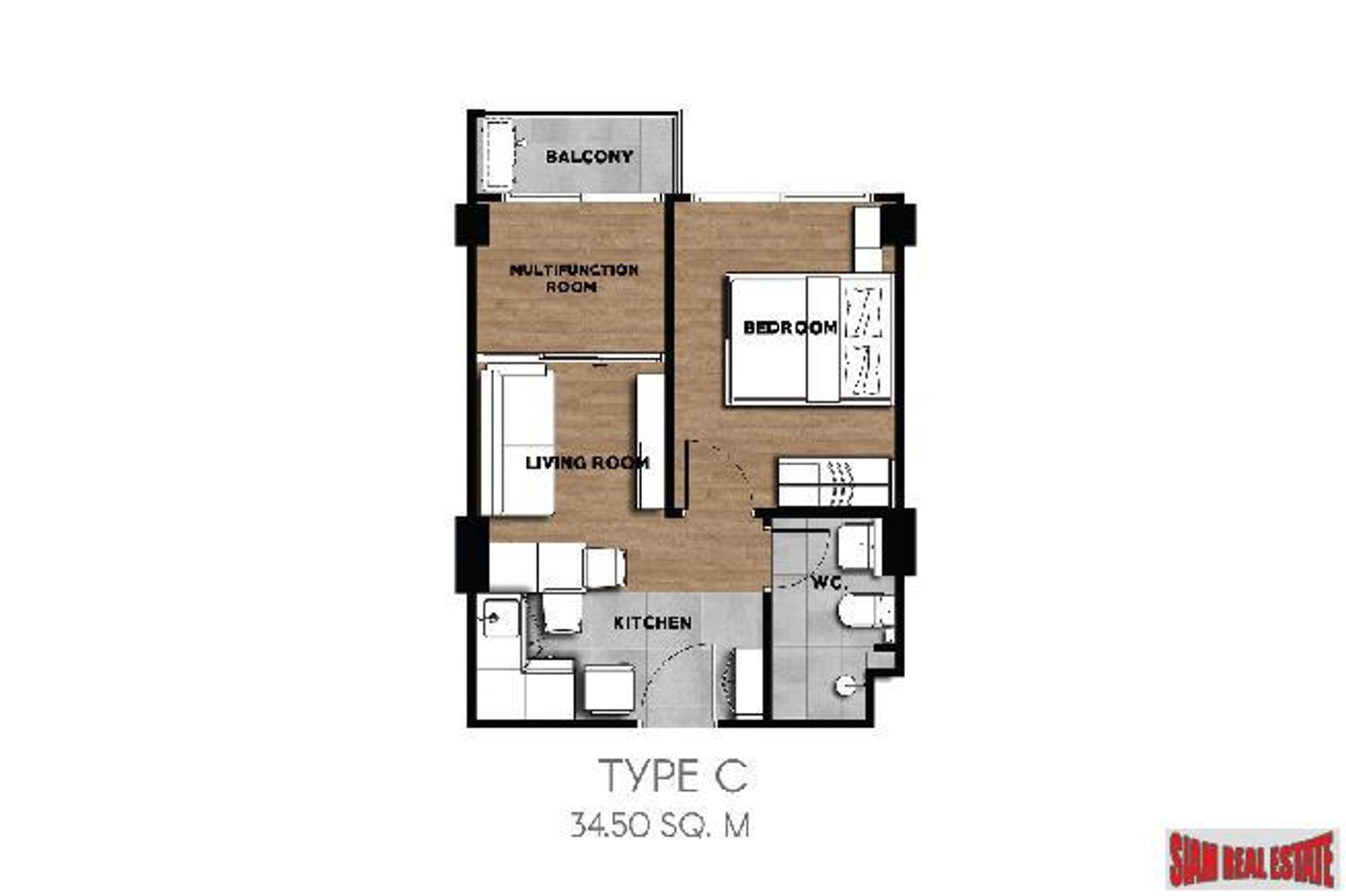 Condominium dans Bearing, Bangkok 10026903