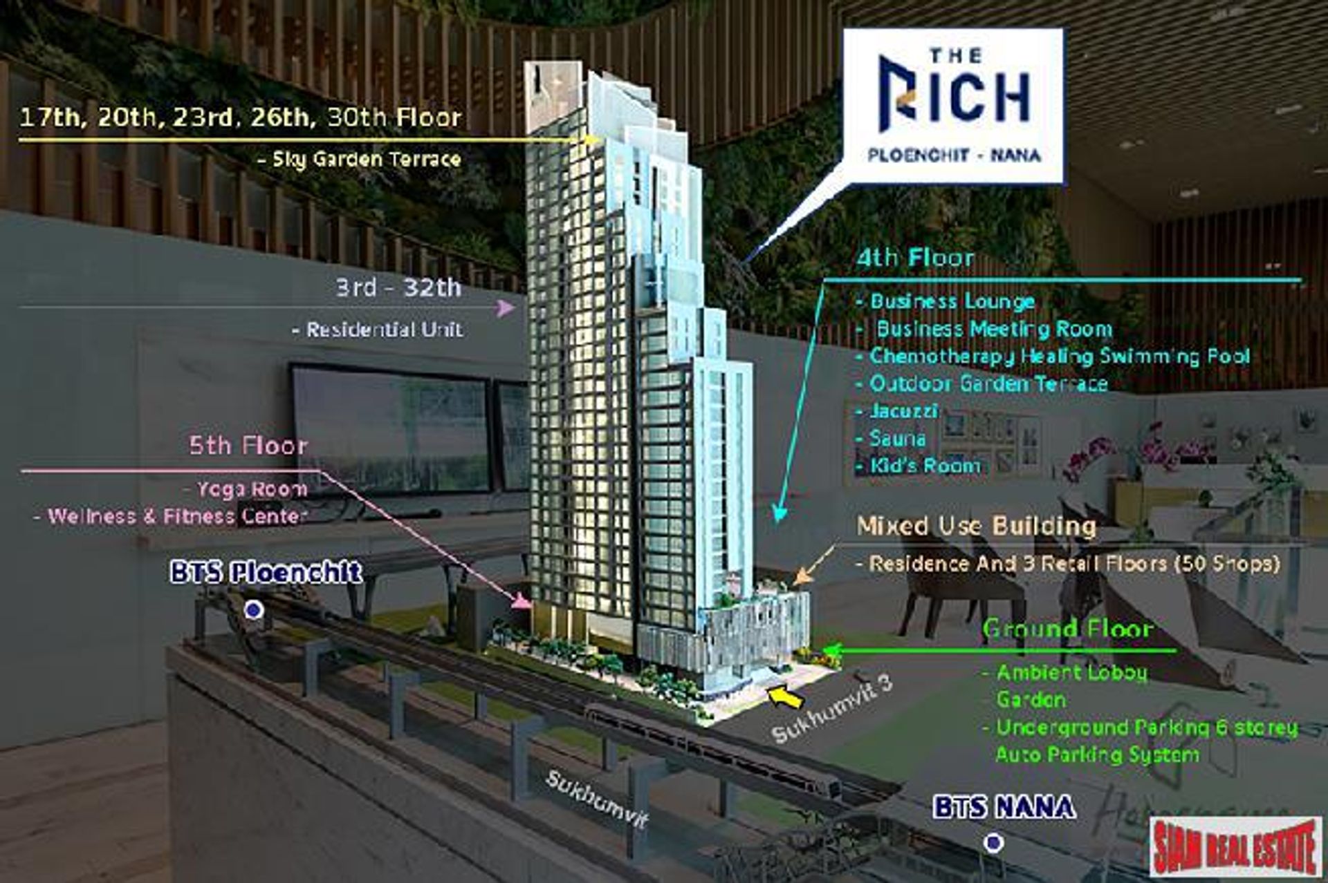 Condominium dans Nana, Bangkok 10027038