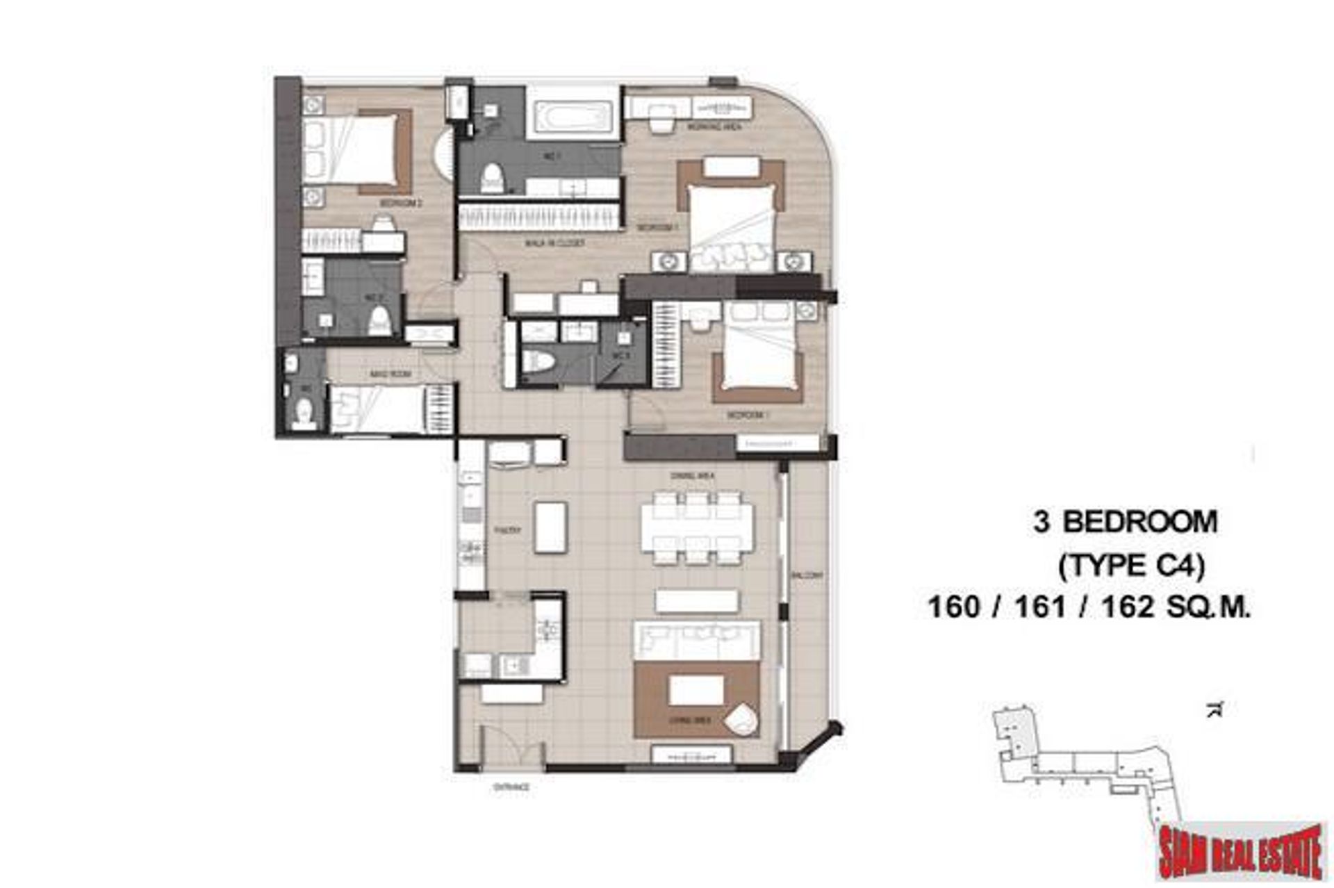 Kondominium w Saphan Tak Sin, Bangkok 10027206