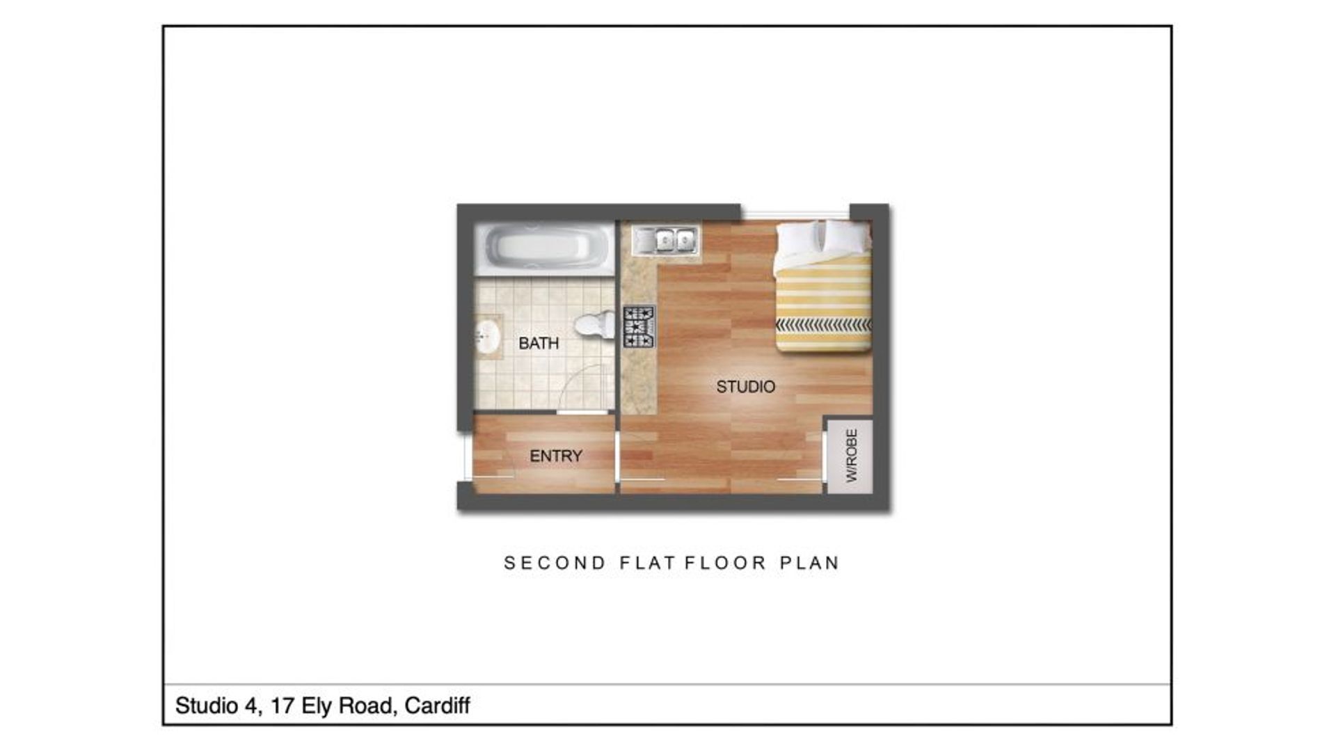 Condominium in Cardiff,  10036116