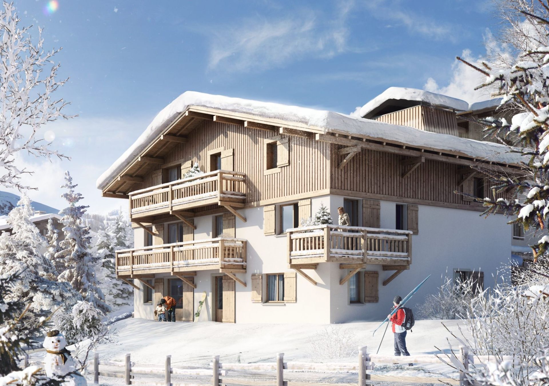 عمارات في Megeve, Rhones Alps 10048521