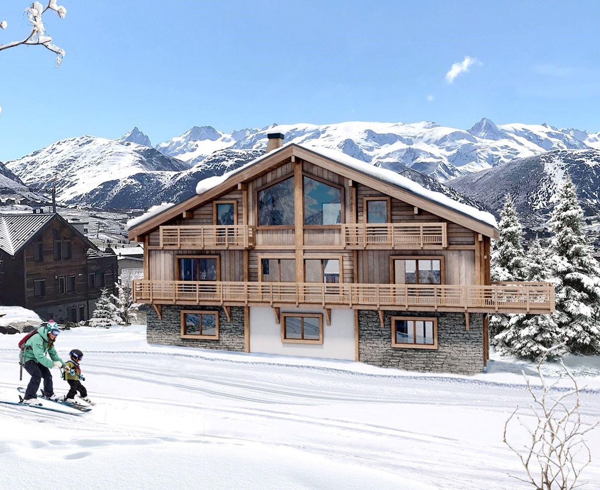 Condominio en huez, Auvernia-Ródano-Alpes 10048526