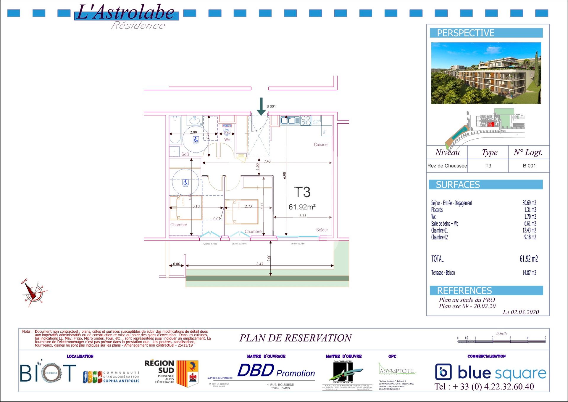 Kondominium dalam Biot, Provence-Alpes-Côte d'Azur 10049168