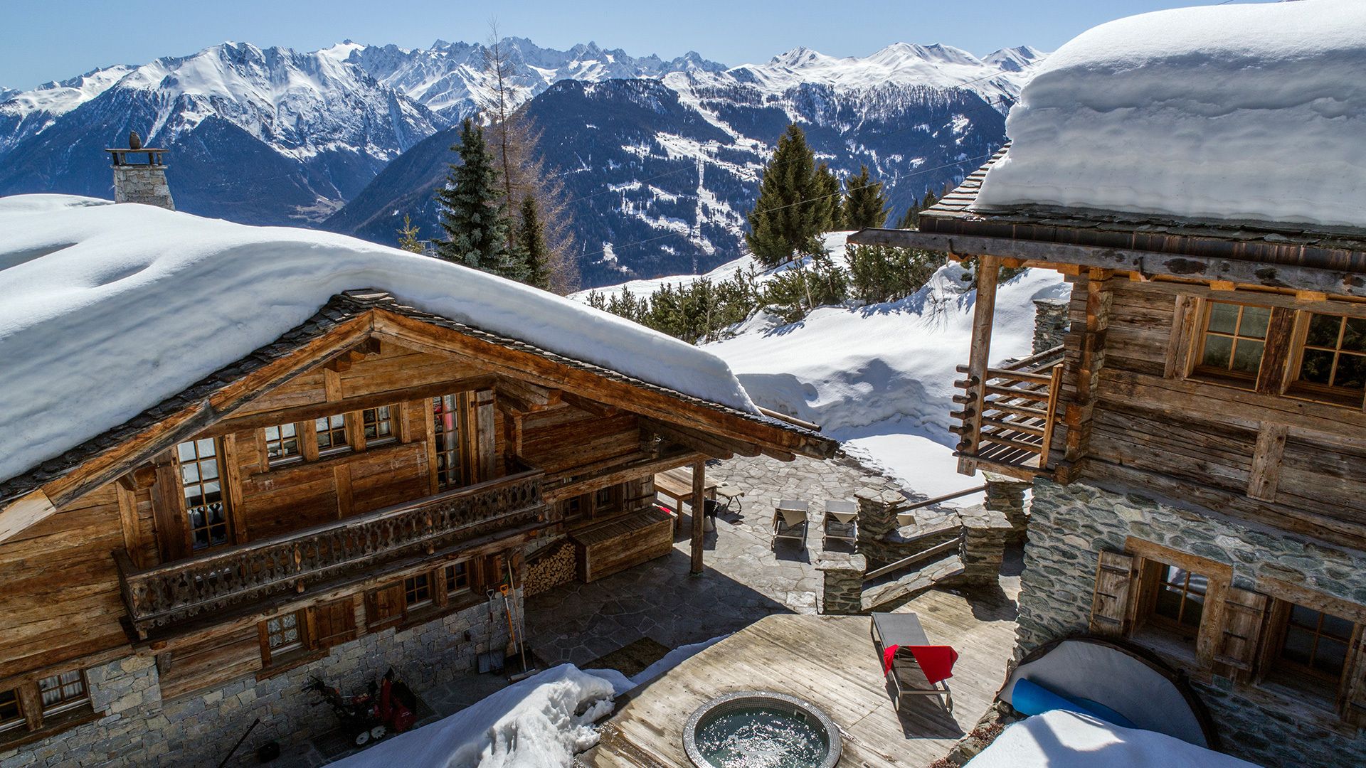 rumah dalam La Tzoumaz, Valais 10081453