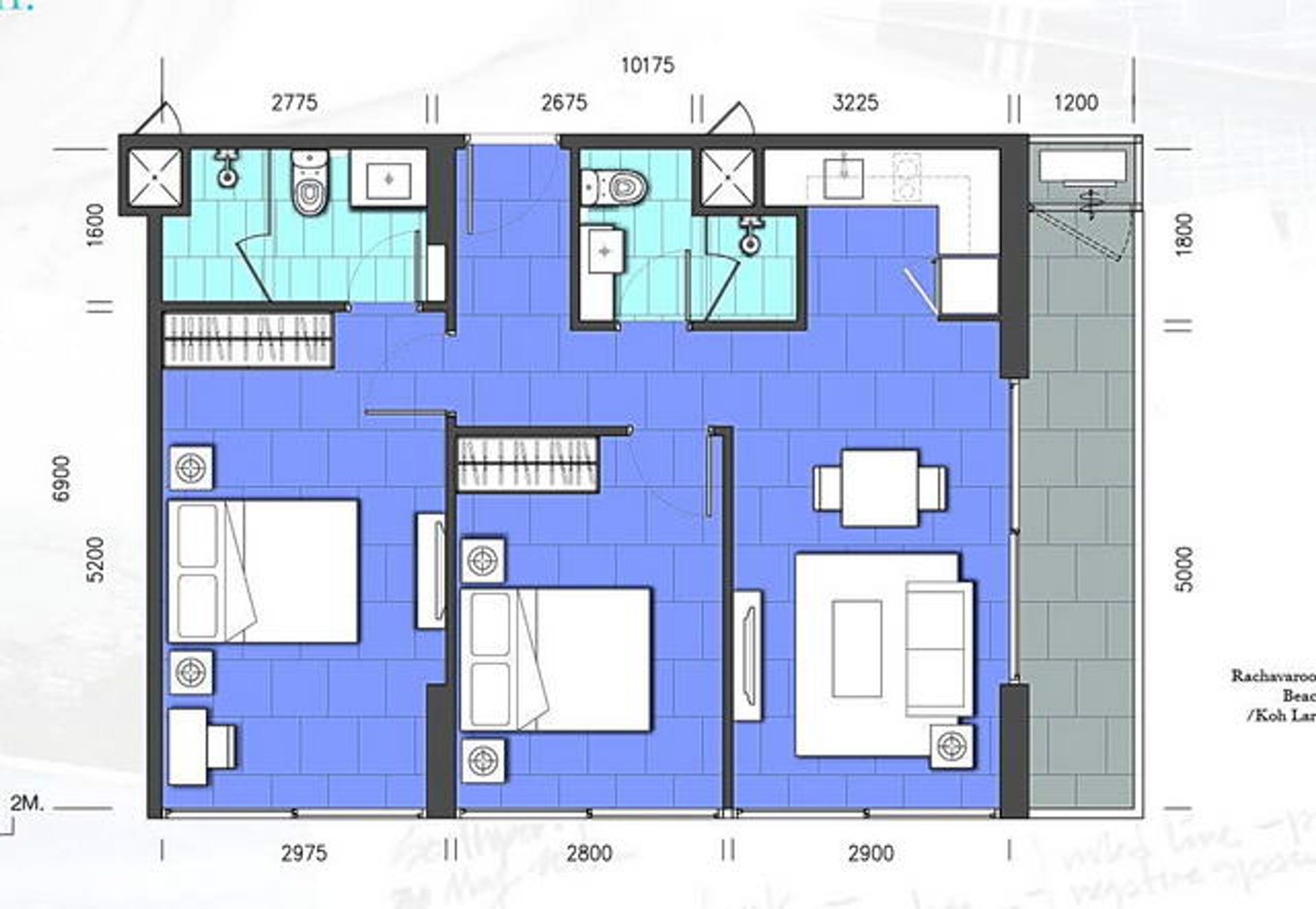 Condominio en Phratamnak, Chonburi 10105610