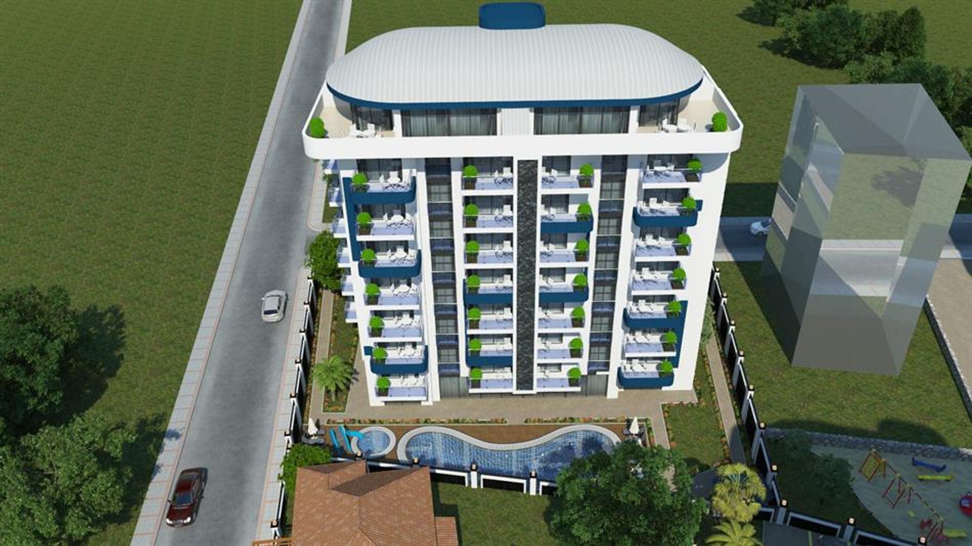 Condominium in Alanya,  10108572