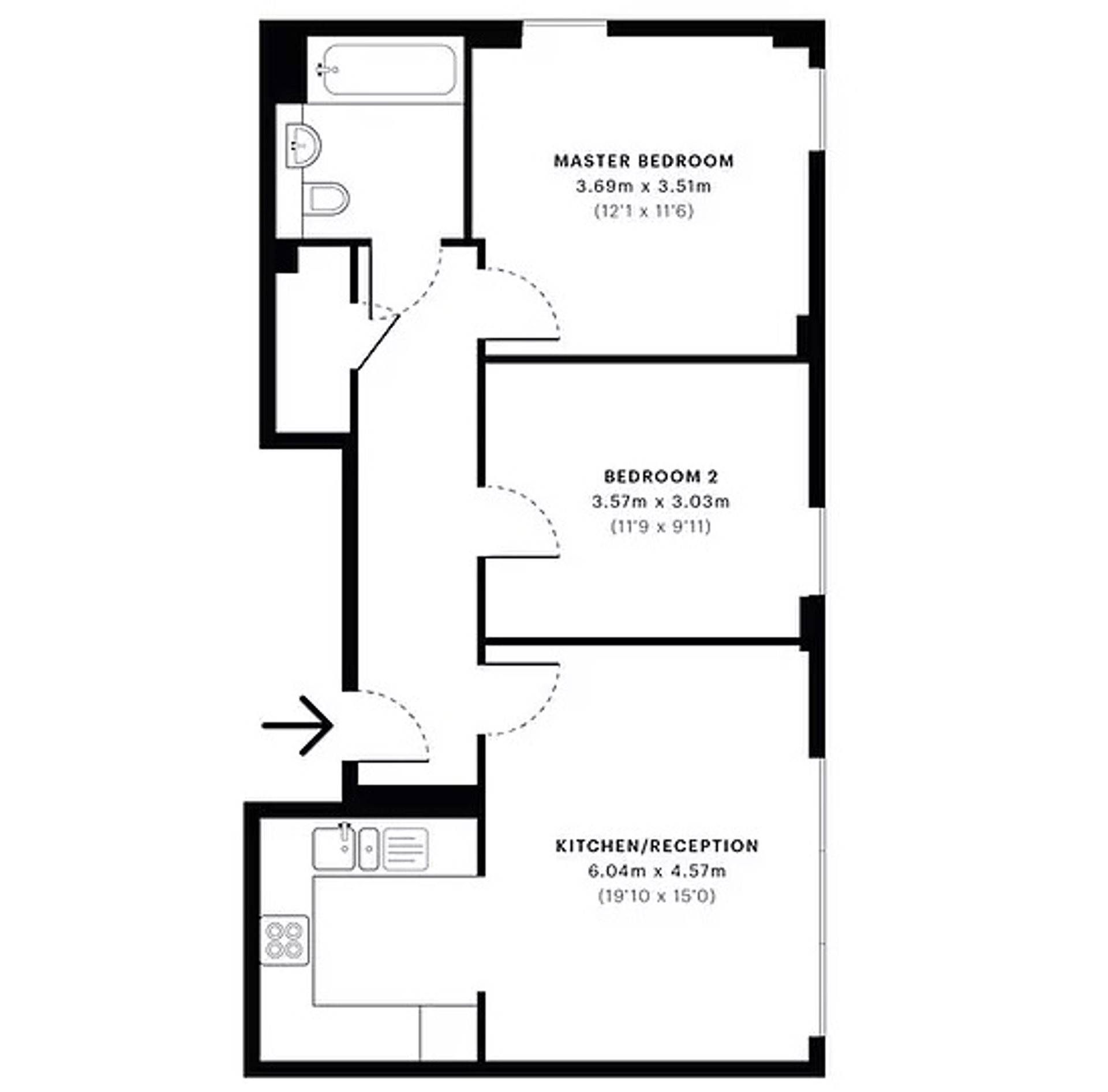 Condominium dans London, England 10116655