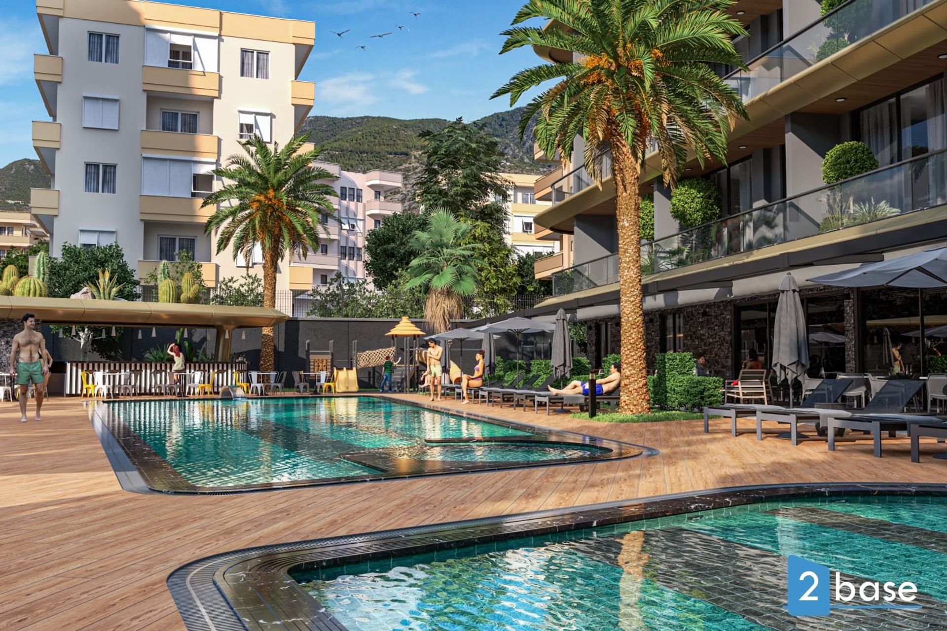 Condominio en Alanya, Antalya 10130984