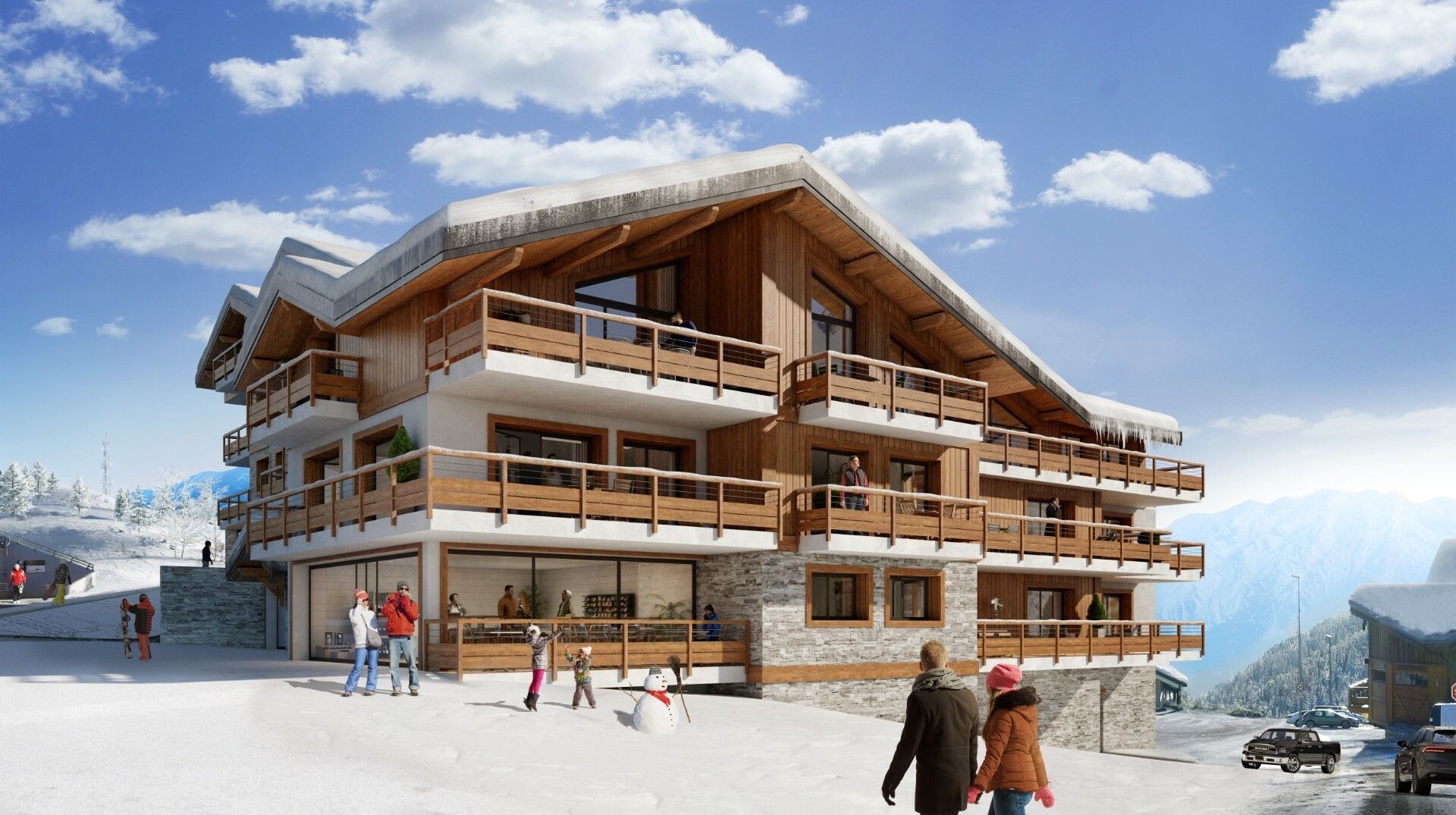 Condominio en huez, Auvernia-Ródano-Alpes 10170305