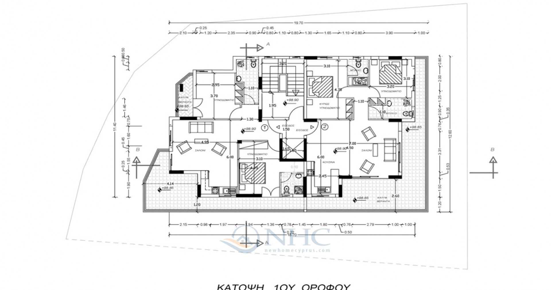 Condominium in Mesa Chorio, Pafos 10204892