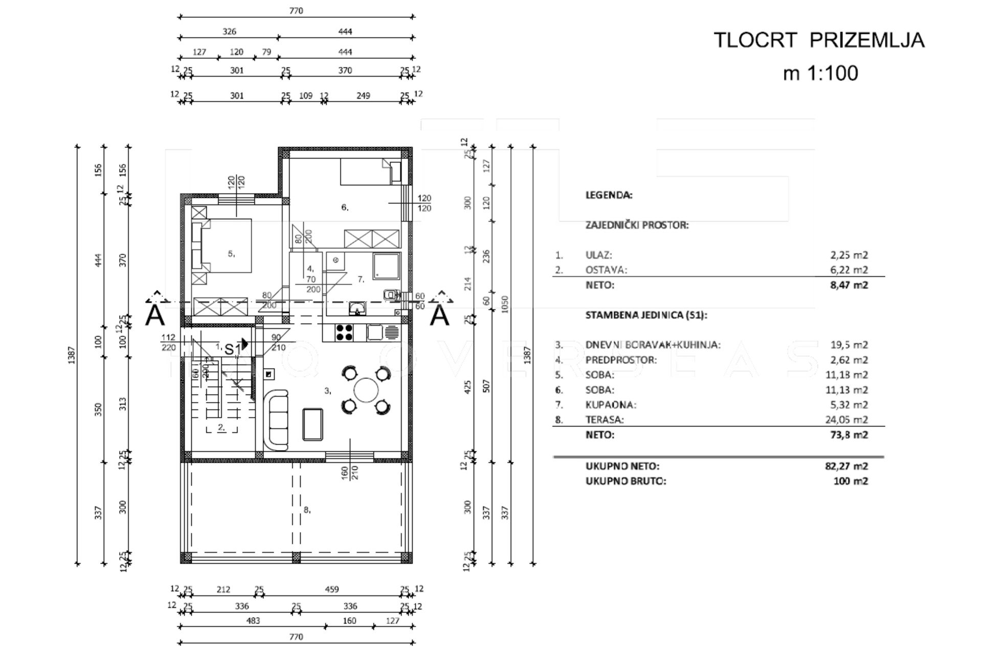 Condominium dans Vir, Zadarska županija 10207352