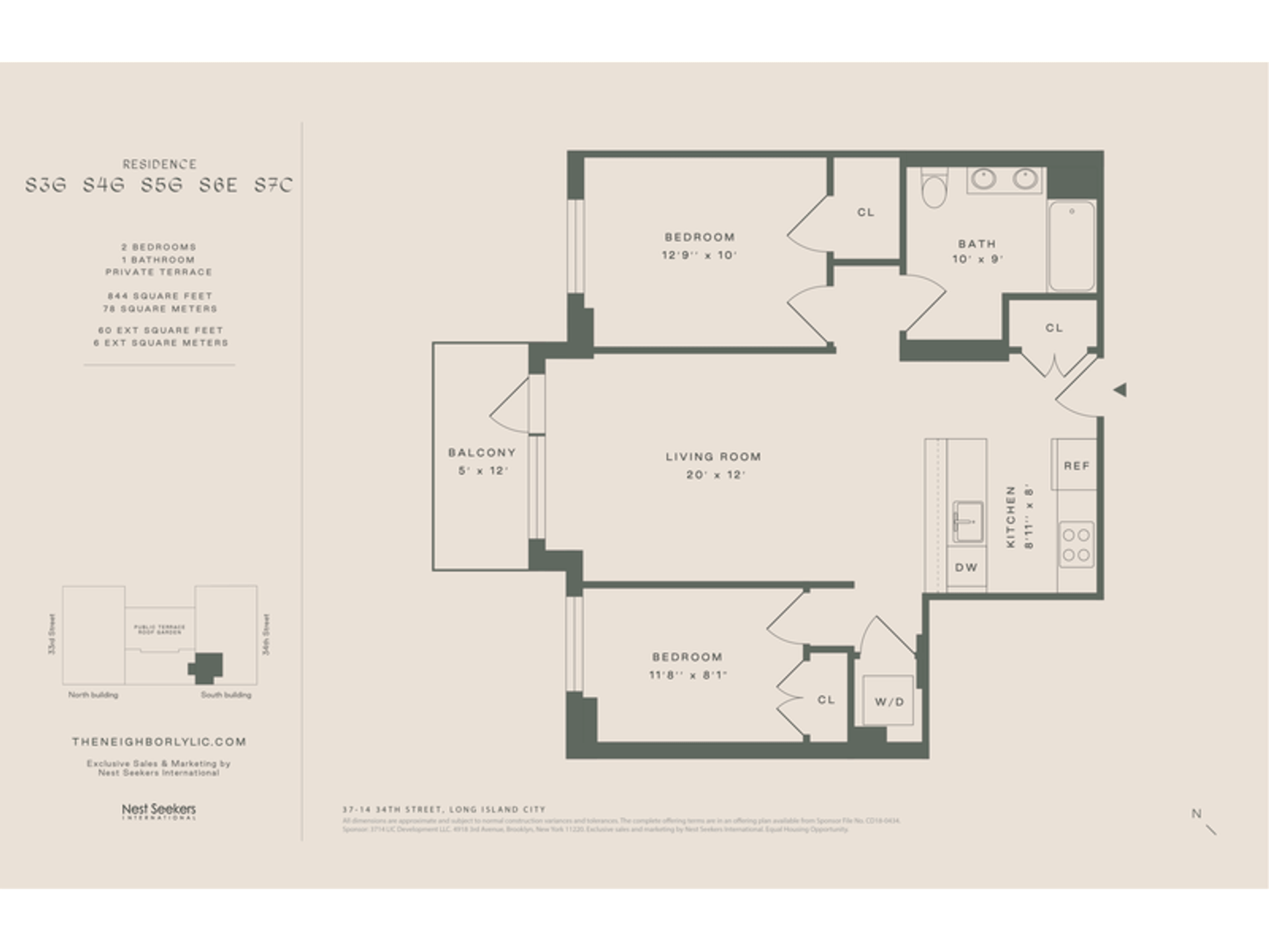 Condominio en , New York 10213528