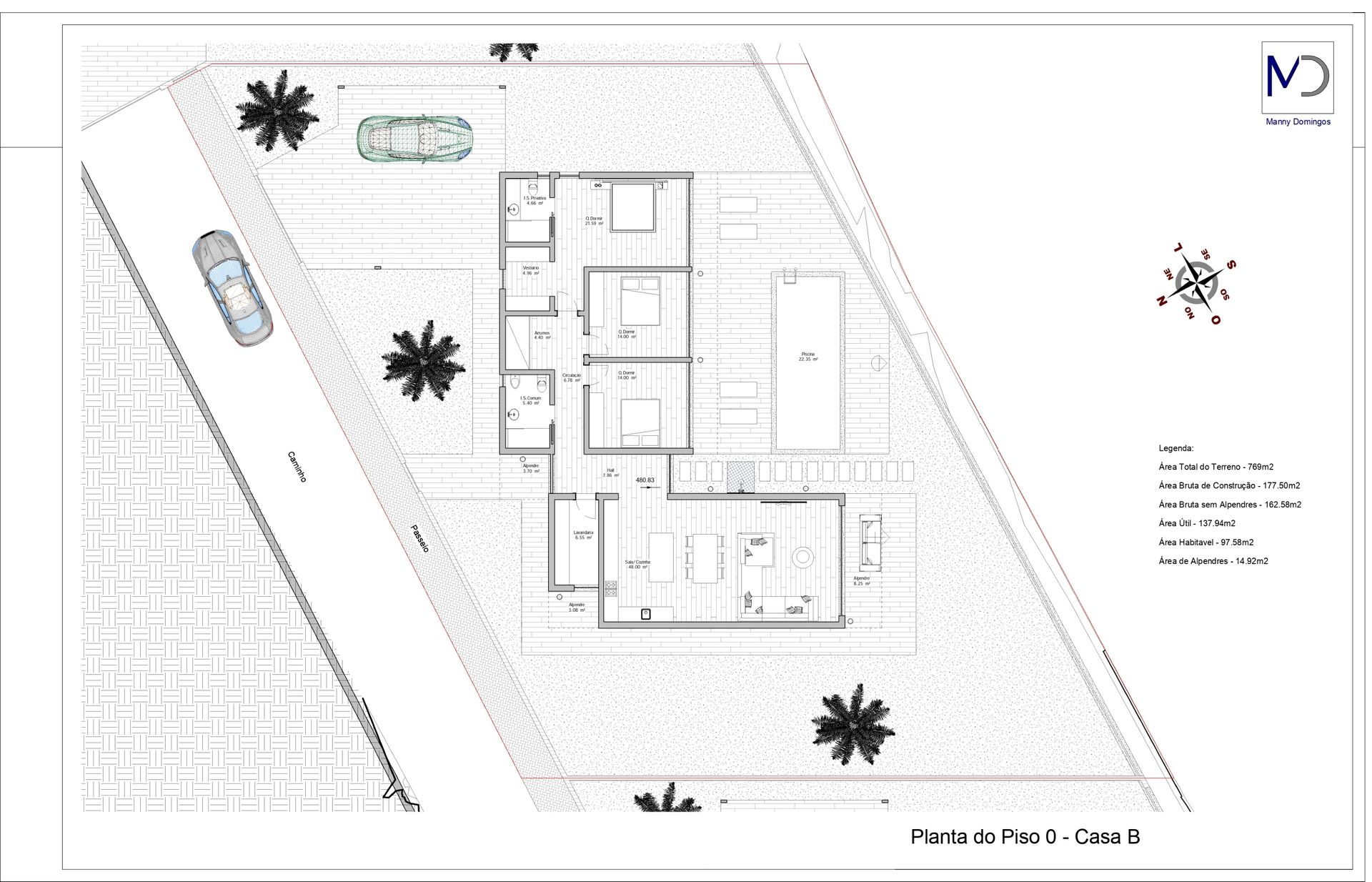 rumah dalam Prazeres, Caminho do Jardim Pelado 10214340