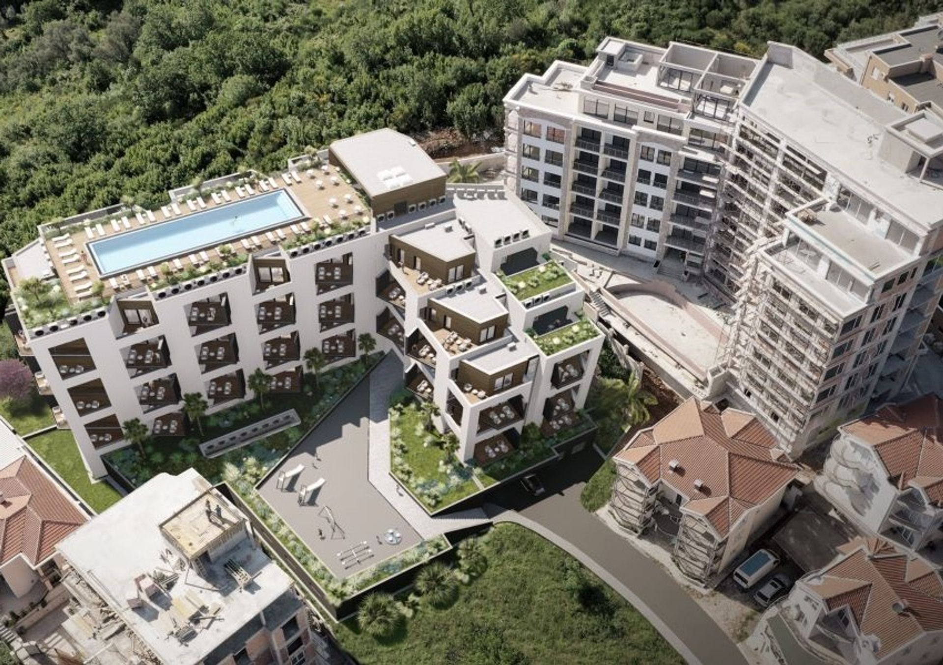 Condominium in Budva, Budva 10224134