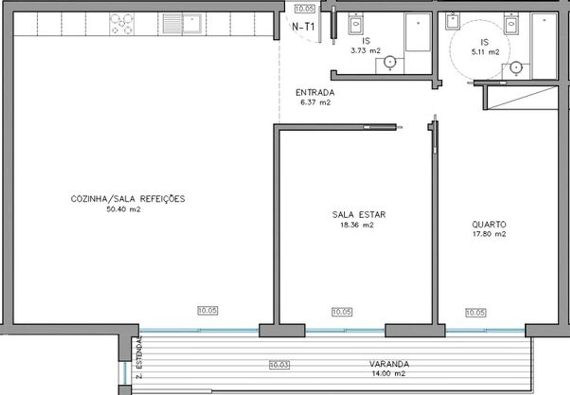 Osakehuoneisto sisään Cabanas, Faro 10586113