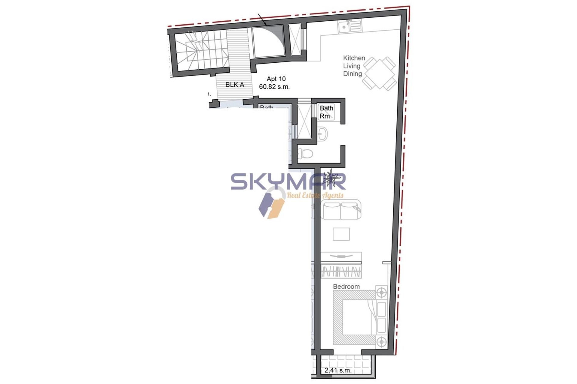 Kondominium dalam Msida,  10696568