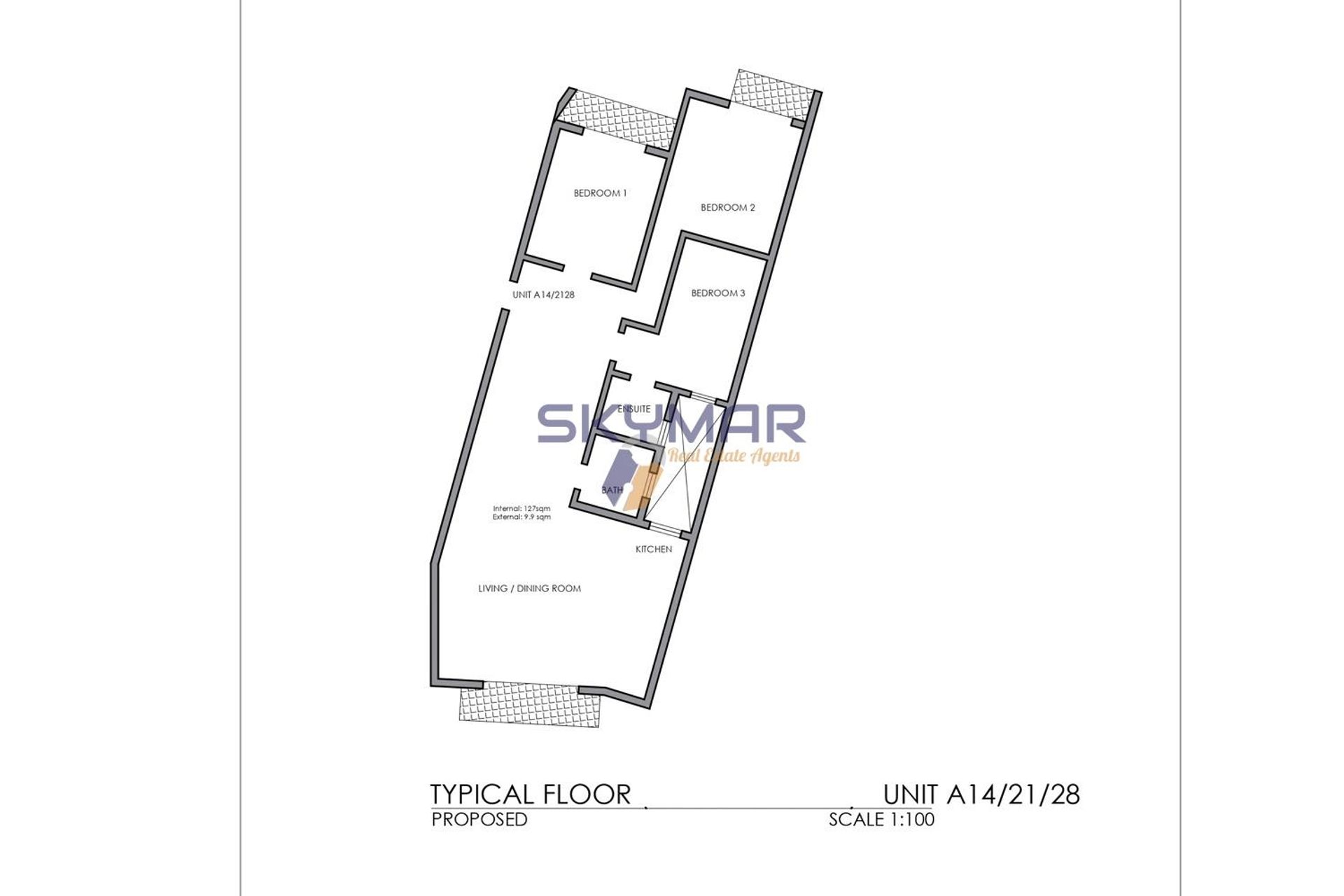 Kondominium w Wied l-Arkata, Mosta 10696802