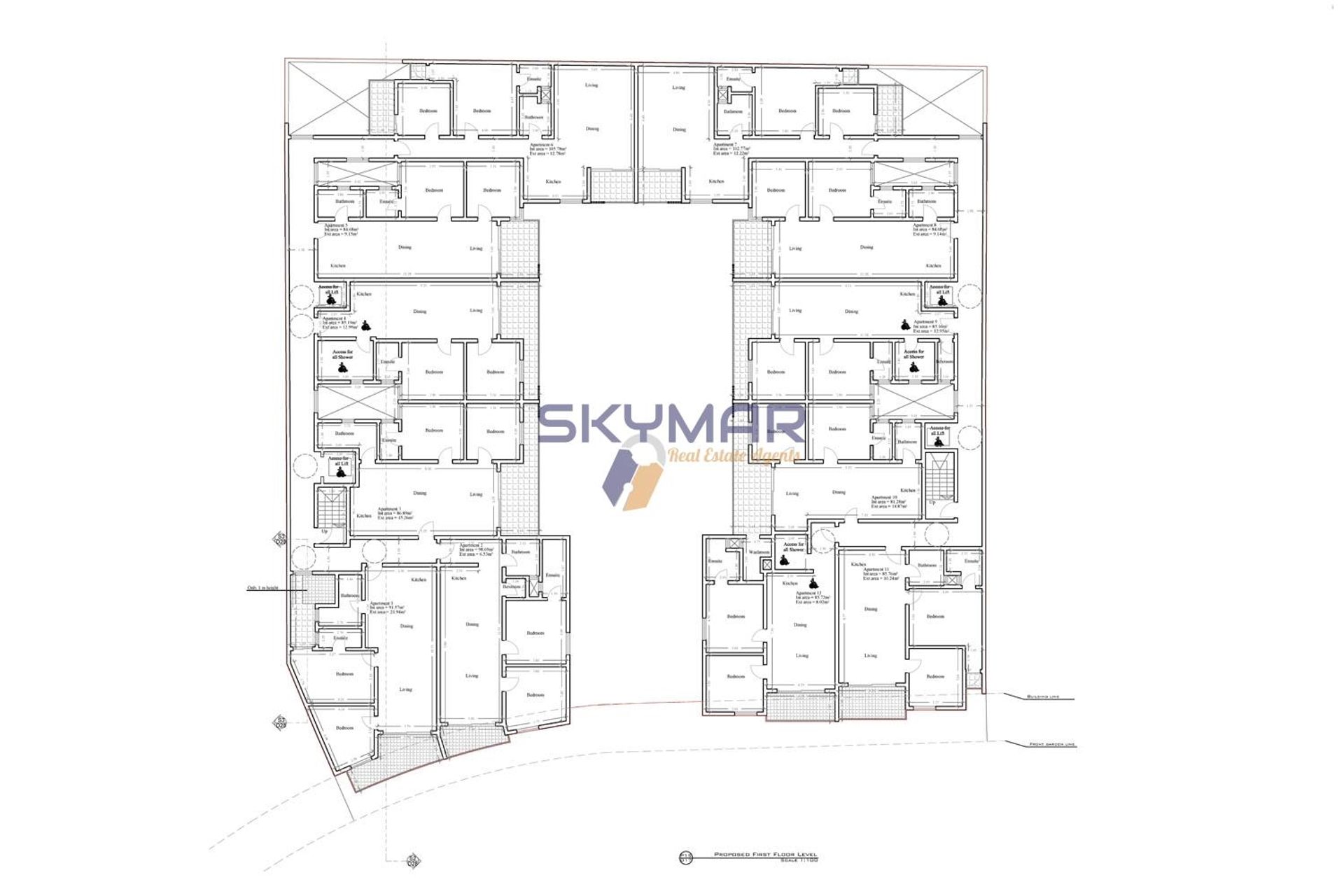 Condominio en Bugibba, San Pawl il-Bahar 10696890