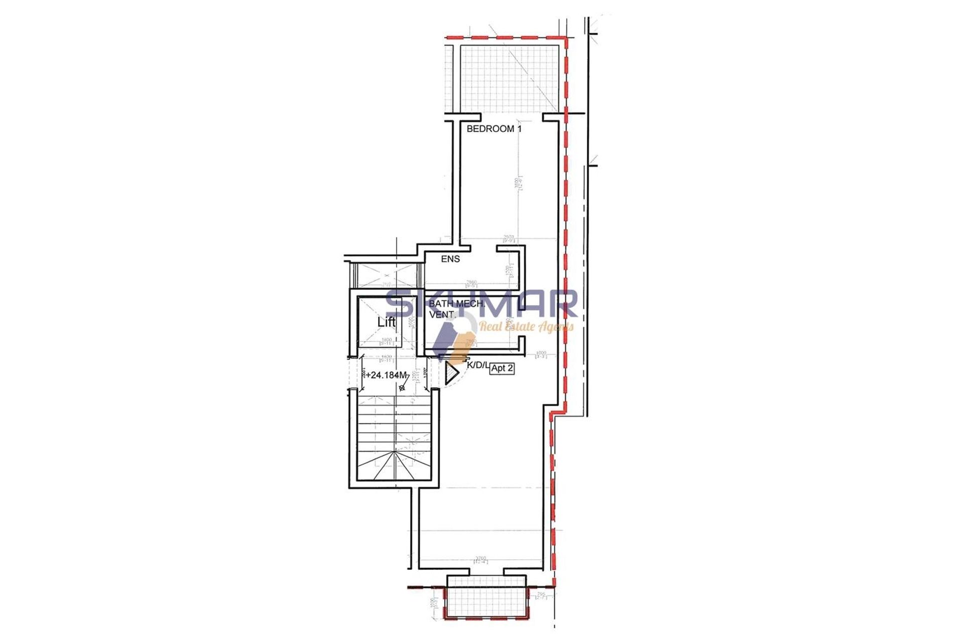 Kondominium di lendir, lendir 10698403