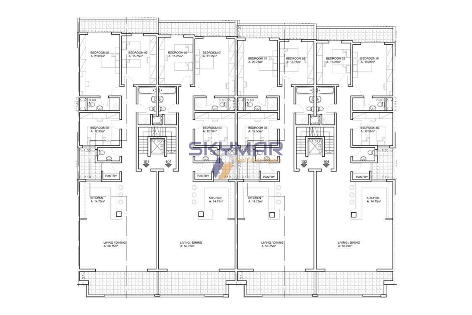 Kondominium dalam Mellieha,  10698452