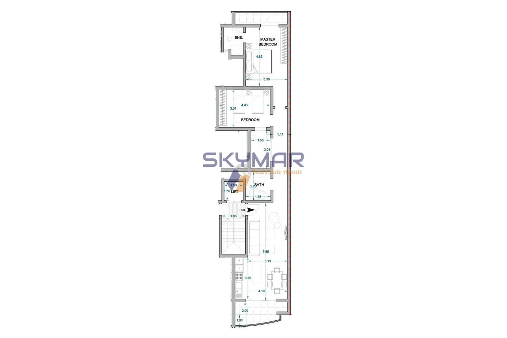 Kondominium w Saint Paul's Bay,  10698524