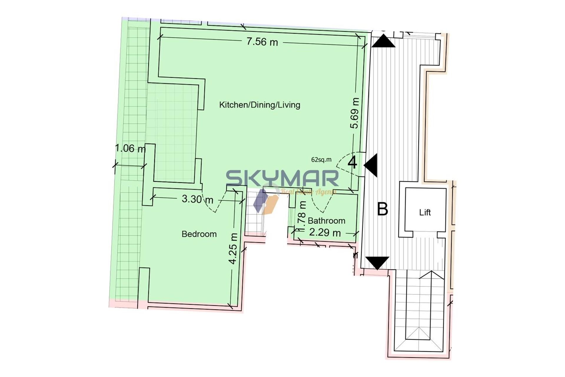 Osakehuoneisto sisään Hamrun, Hamrun 10698658