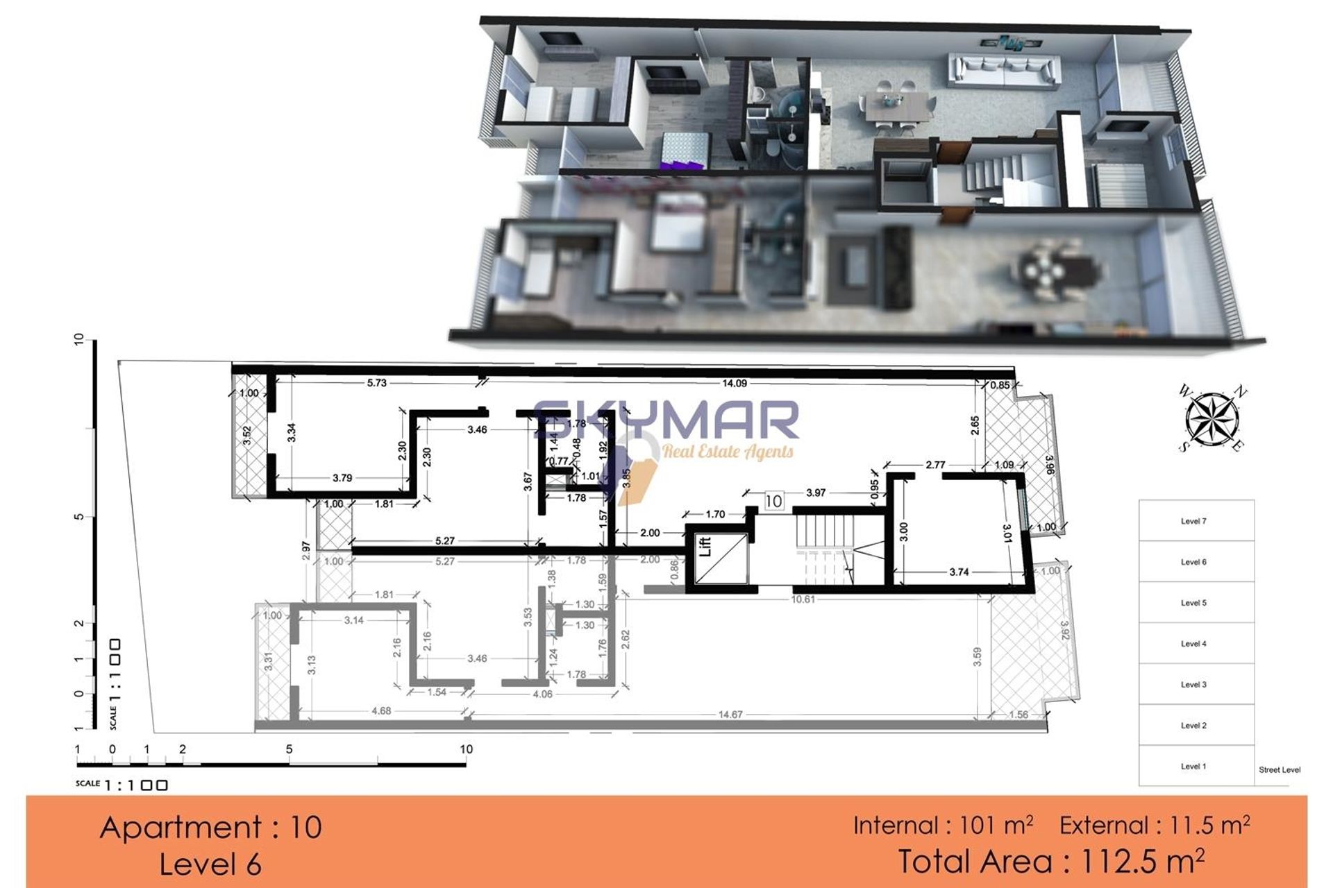 Condominium dans Gżira, Gżira 10698733