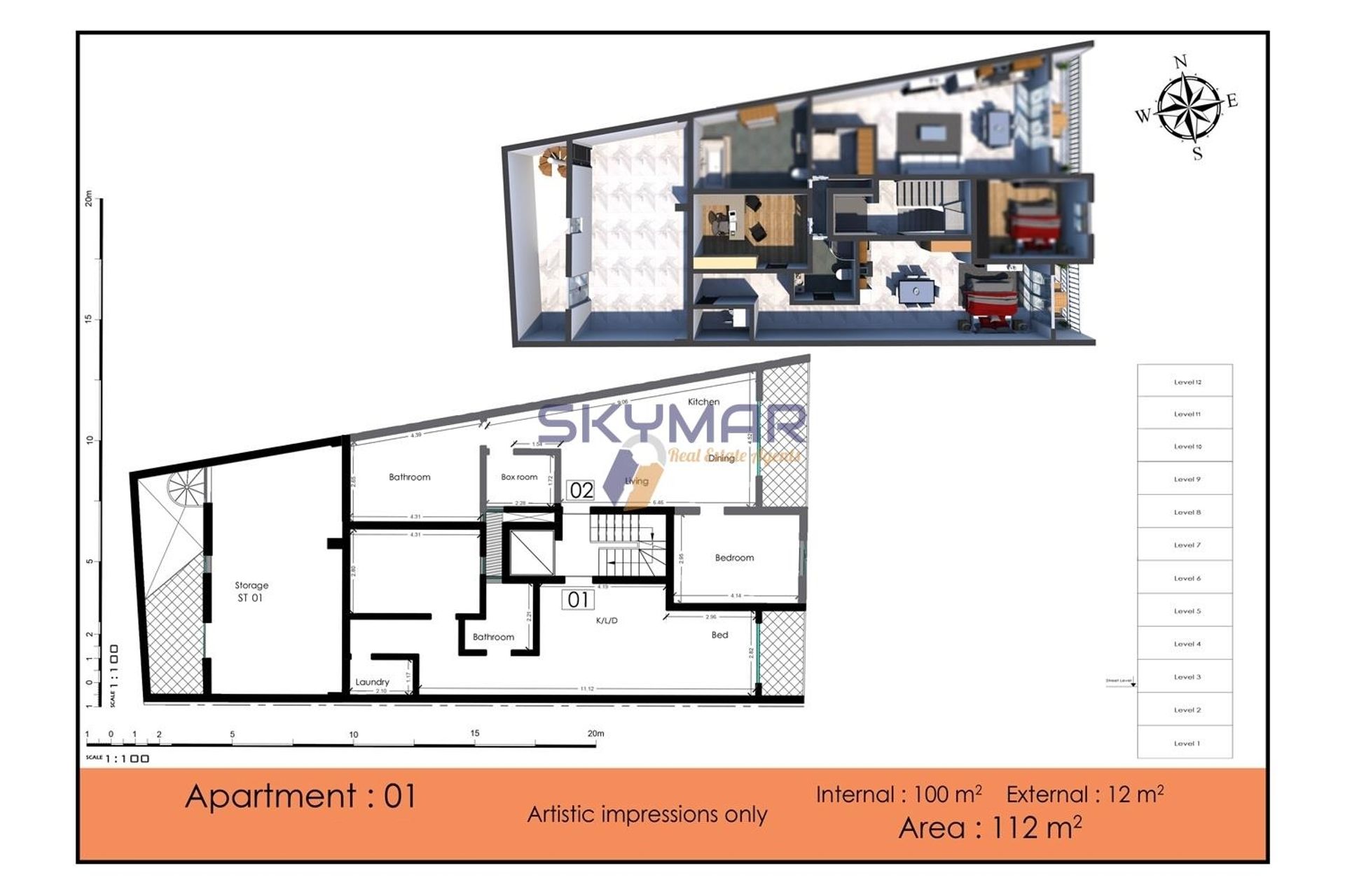 Condomínio no Gzira, Gzira 10699065