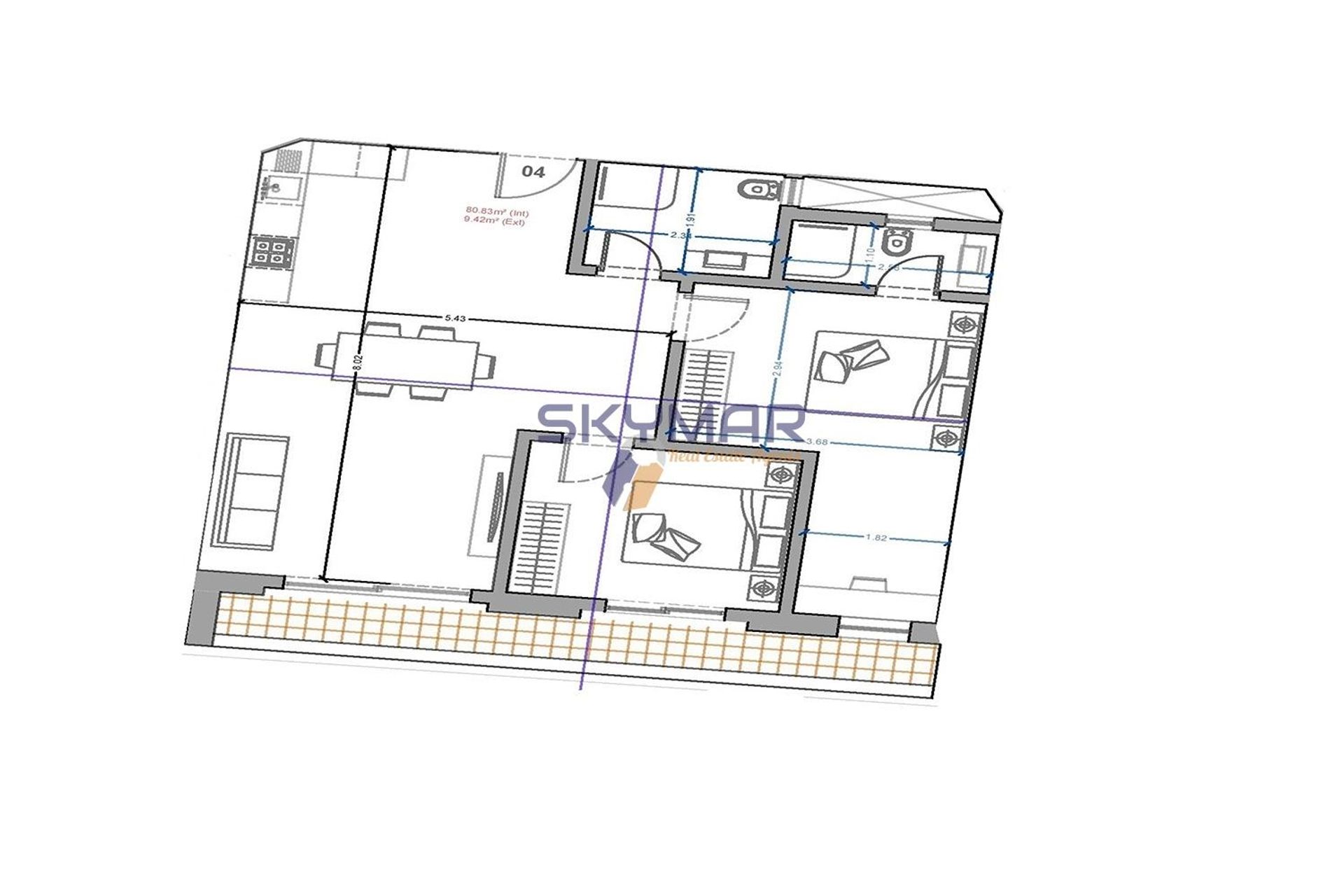 Condominio en Tal-Liebru, Safí 10699284