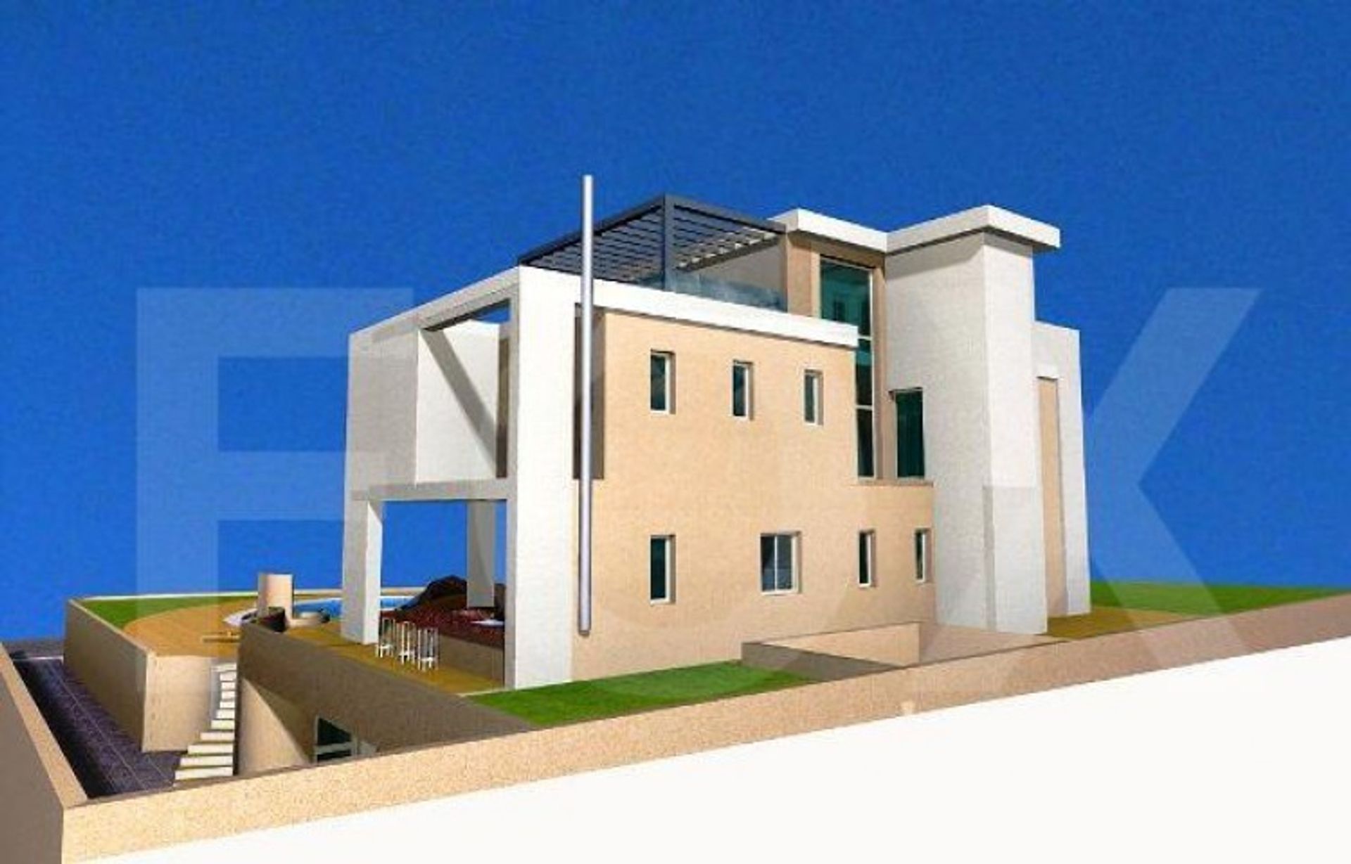 rumah dalam Germasogeia, Limassol 10706001