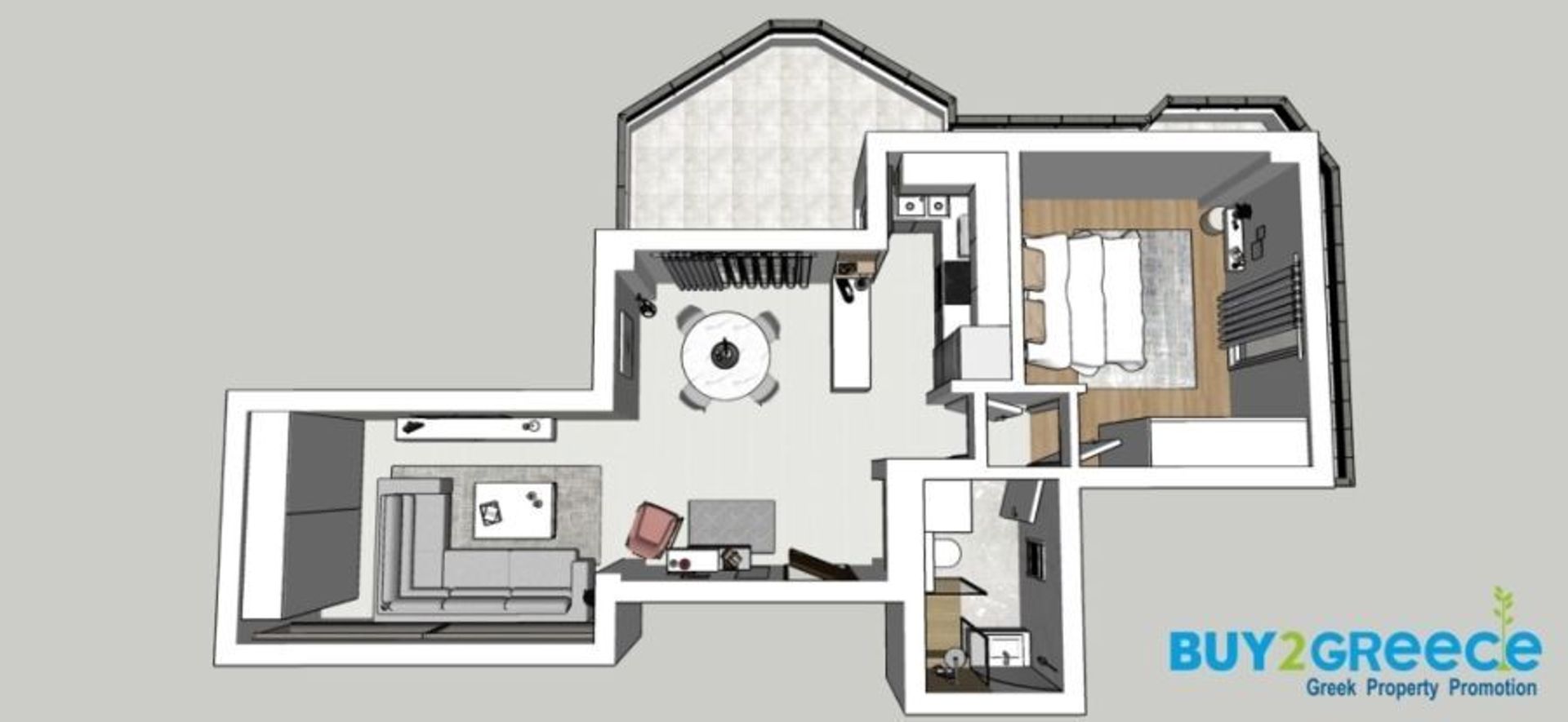 Kondominium dalam Agia Paraskevi,  10718600