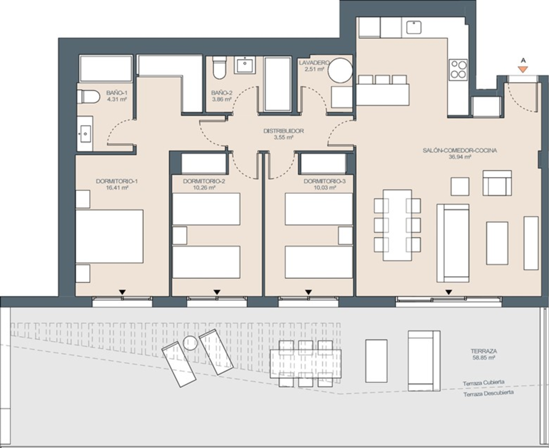 Kondominium dalam Rincón de la Victoria, Andalucía 10735280