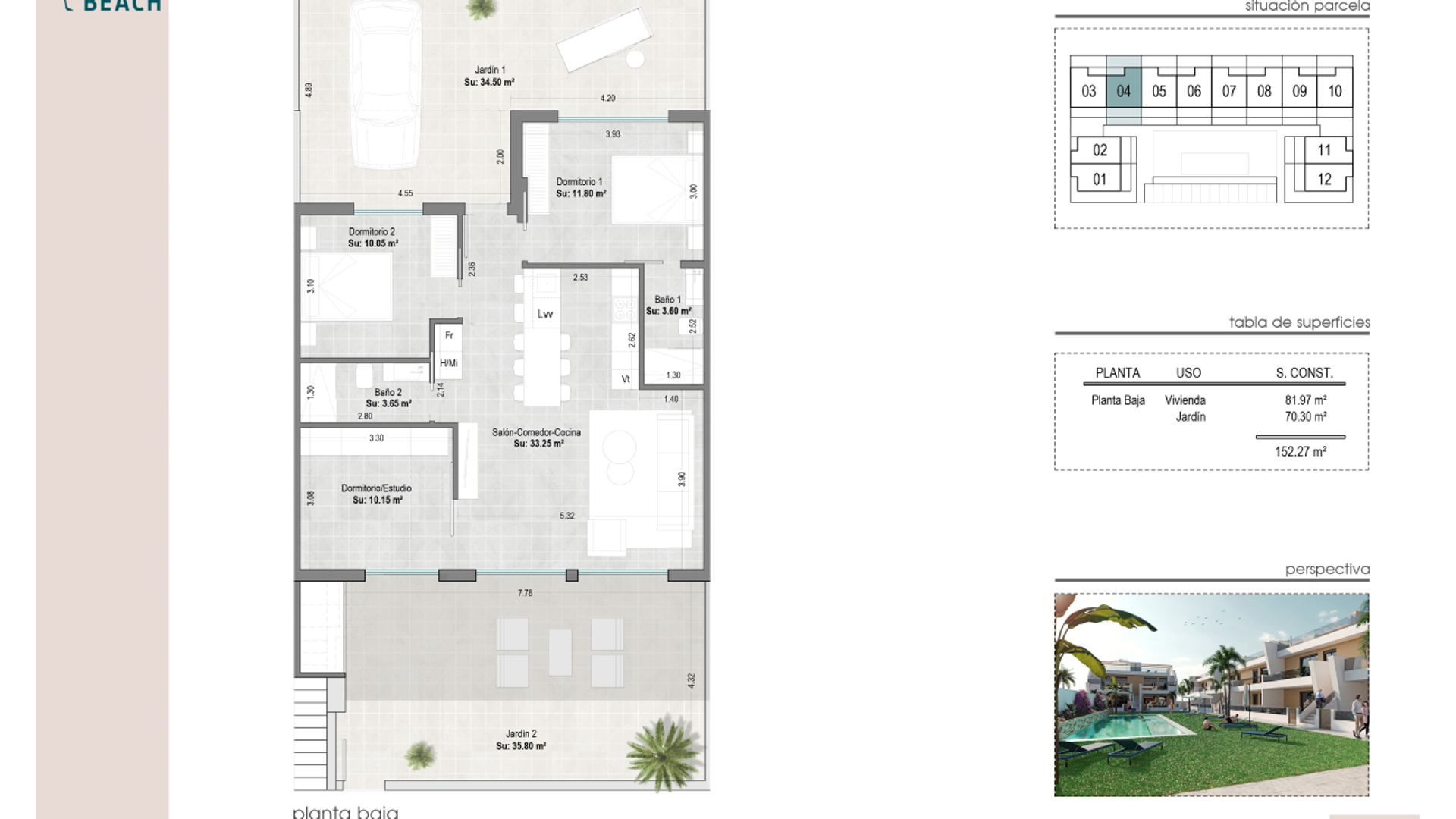 Kondominium w Las Beatas, Región de Murcia 10735290