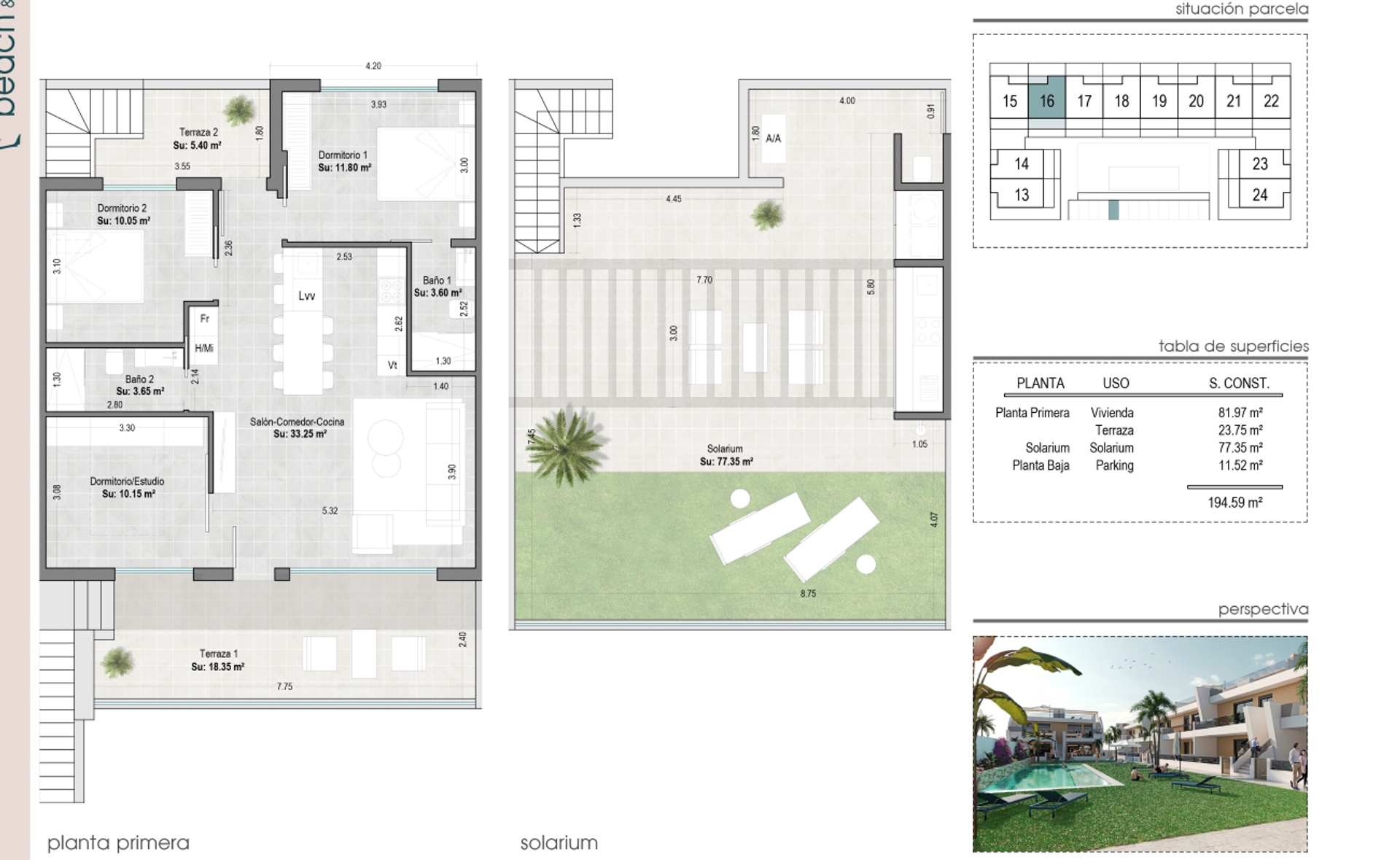 Kondominium dalam Las Beatas, Región de Murcia 10735292