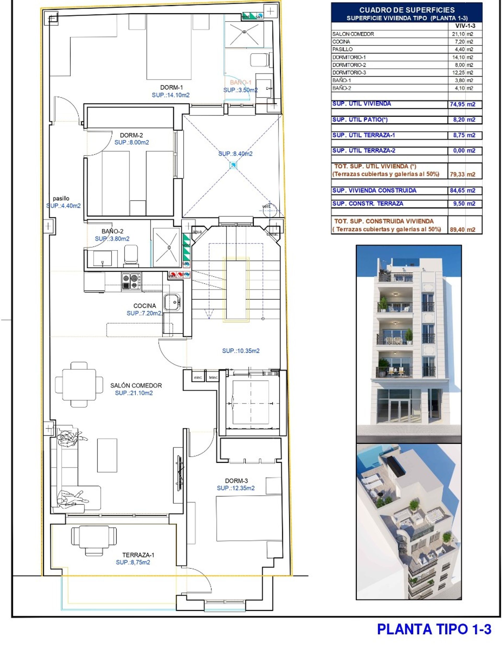 Kondominium dalam Torremendo, Comunidad Valenciana 10759247