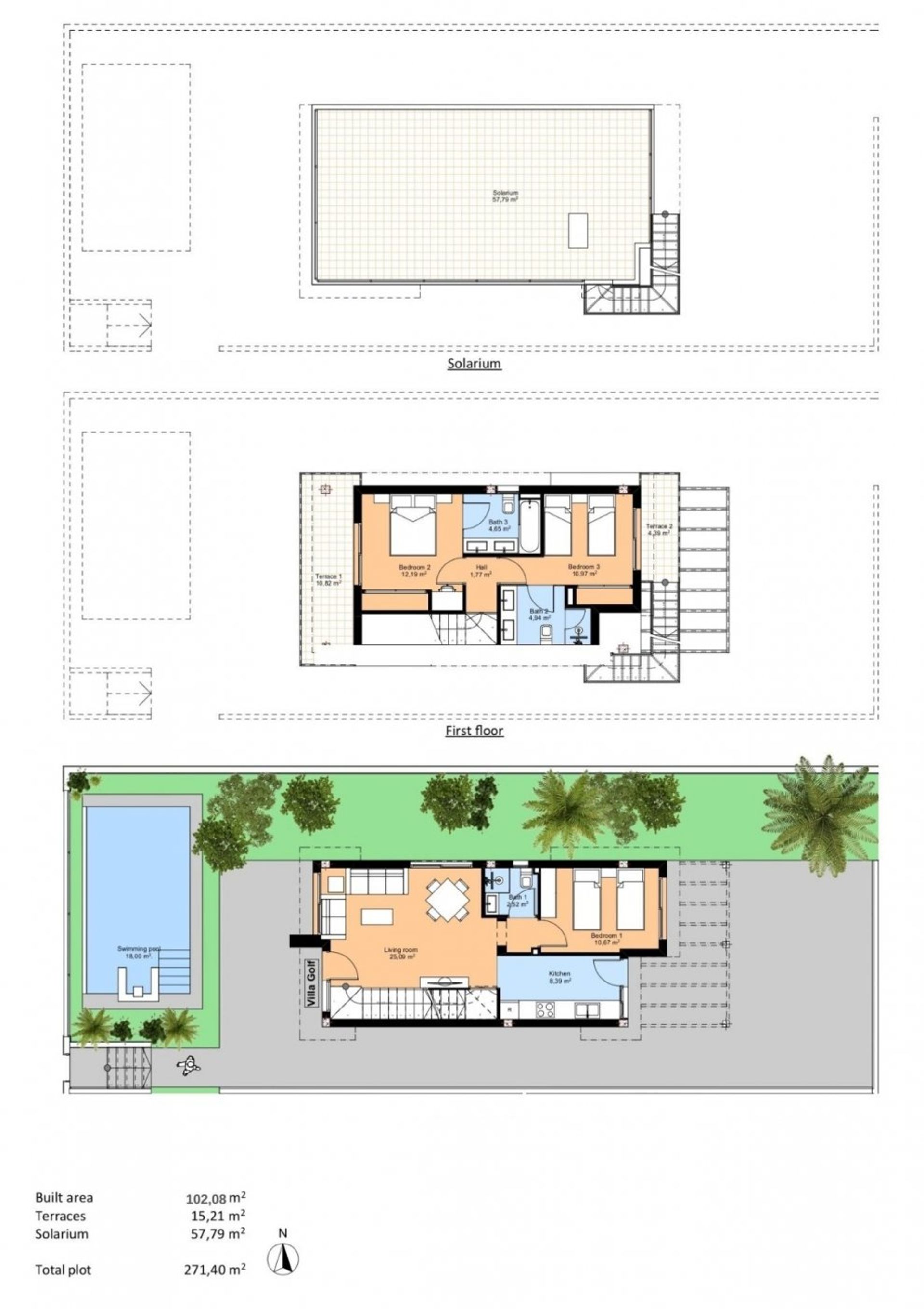 жилой дом в , Región de Murcia 10765389