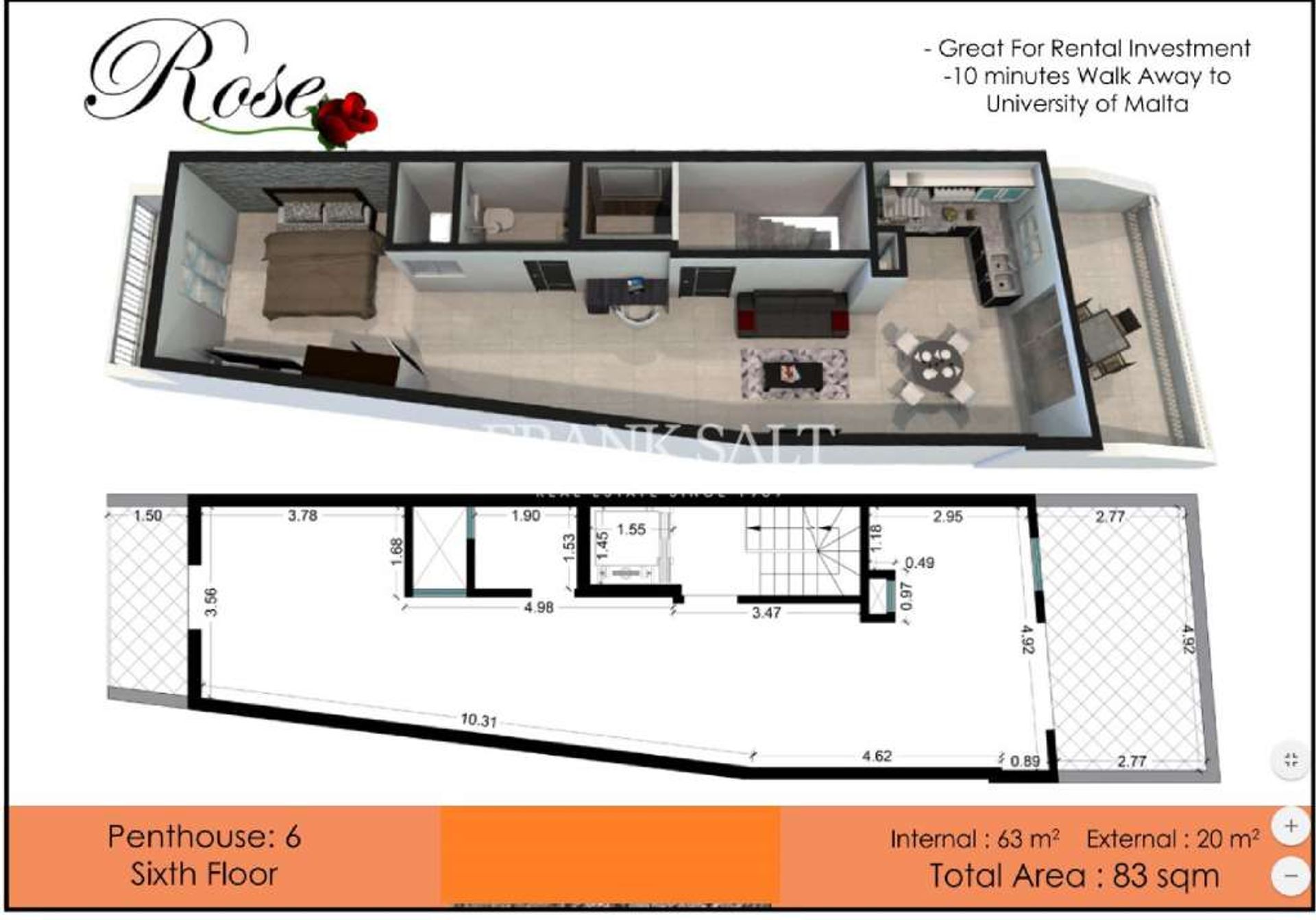 Condominium dans L'Imsida, L'Imsida 10776295