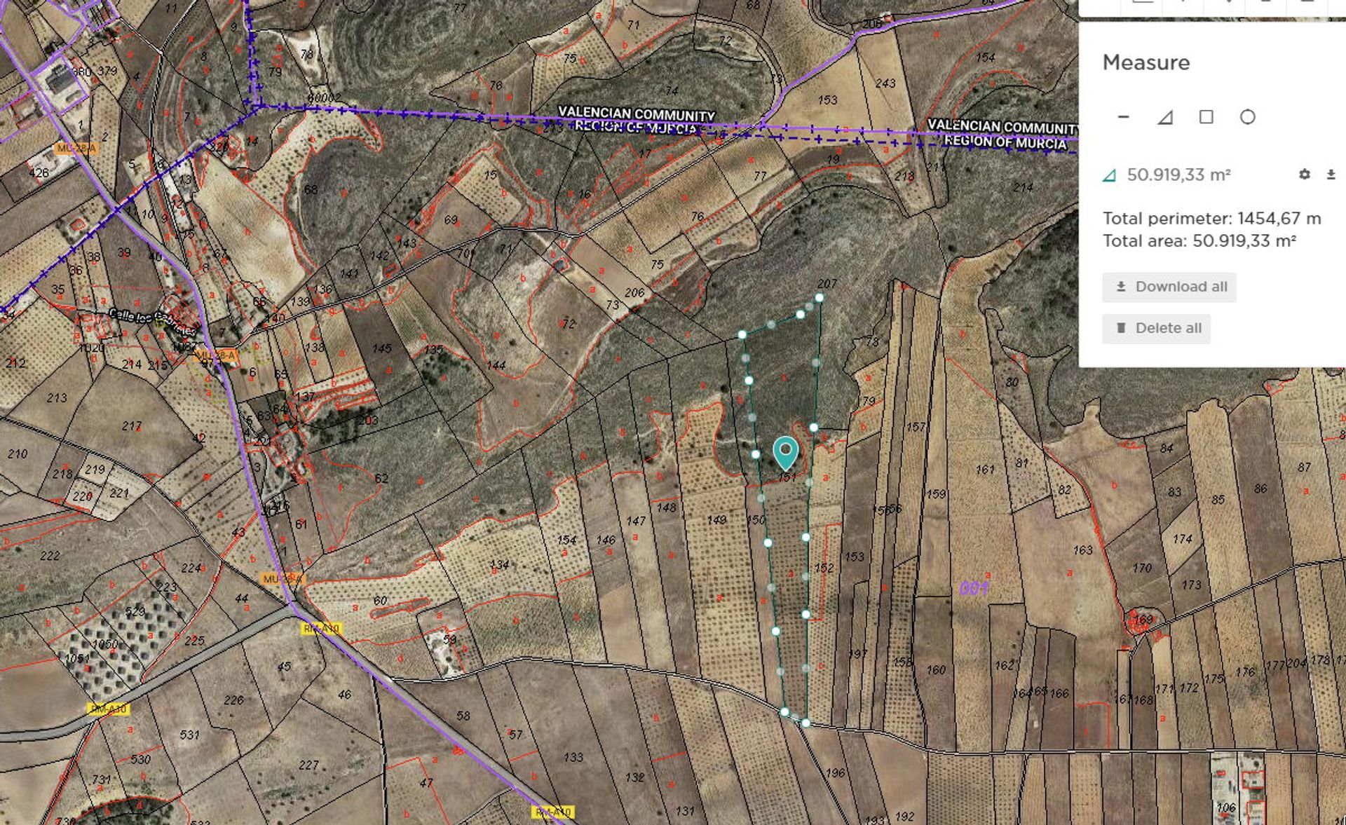 Jord i Abanilla, Región de Murcia 10780000