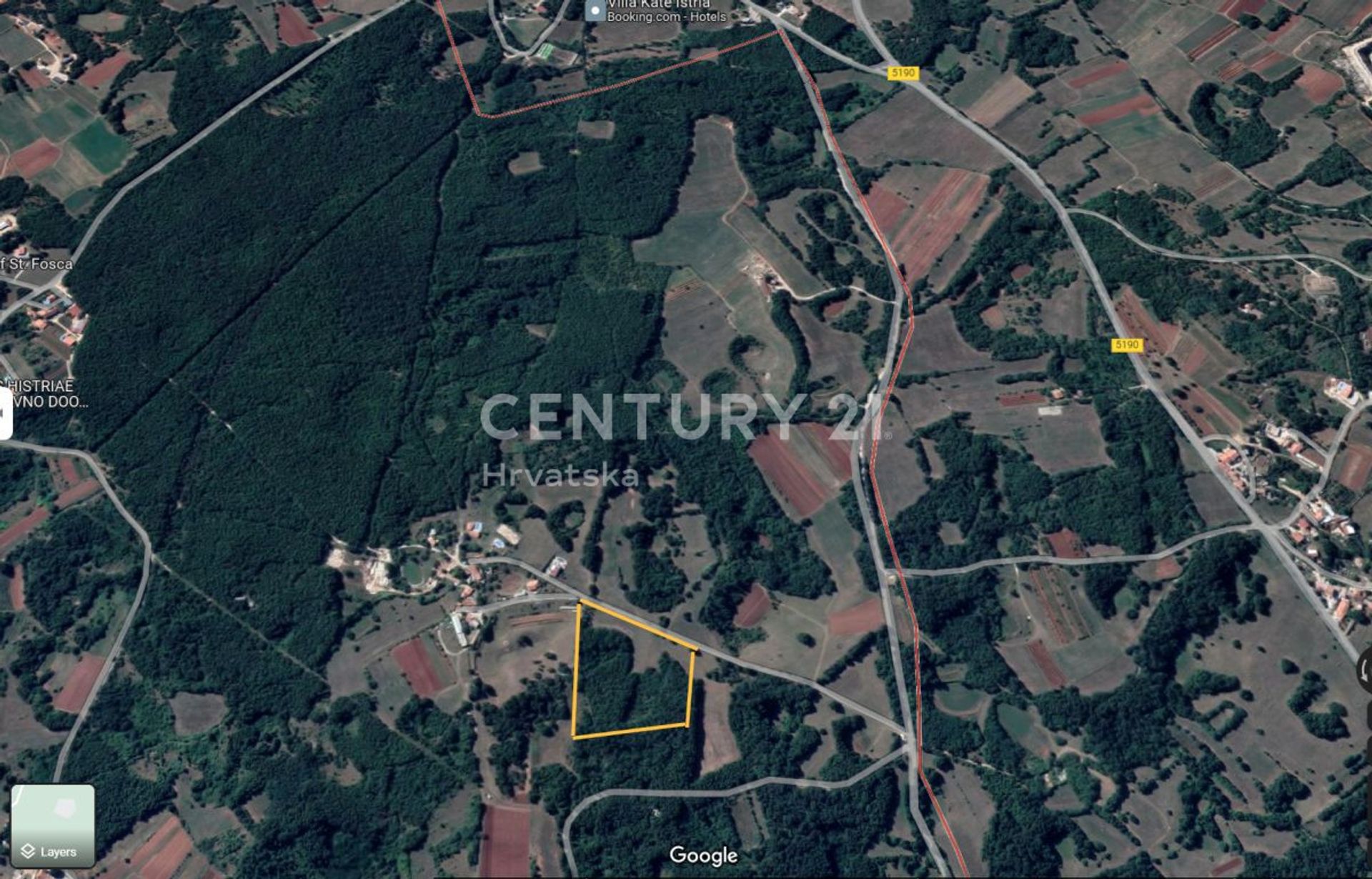 Land in Žminj, Istria County 10789478