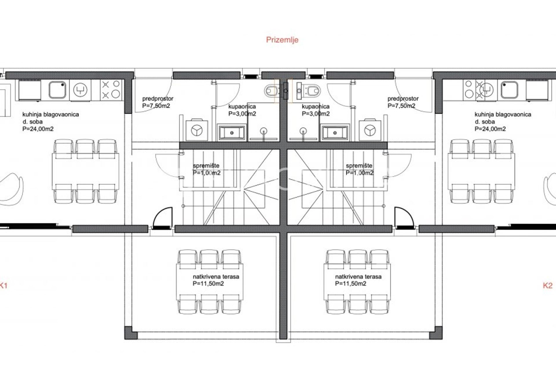 casa en Vrsi, Zadarska Županija 10792072