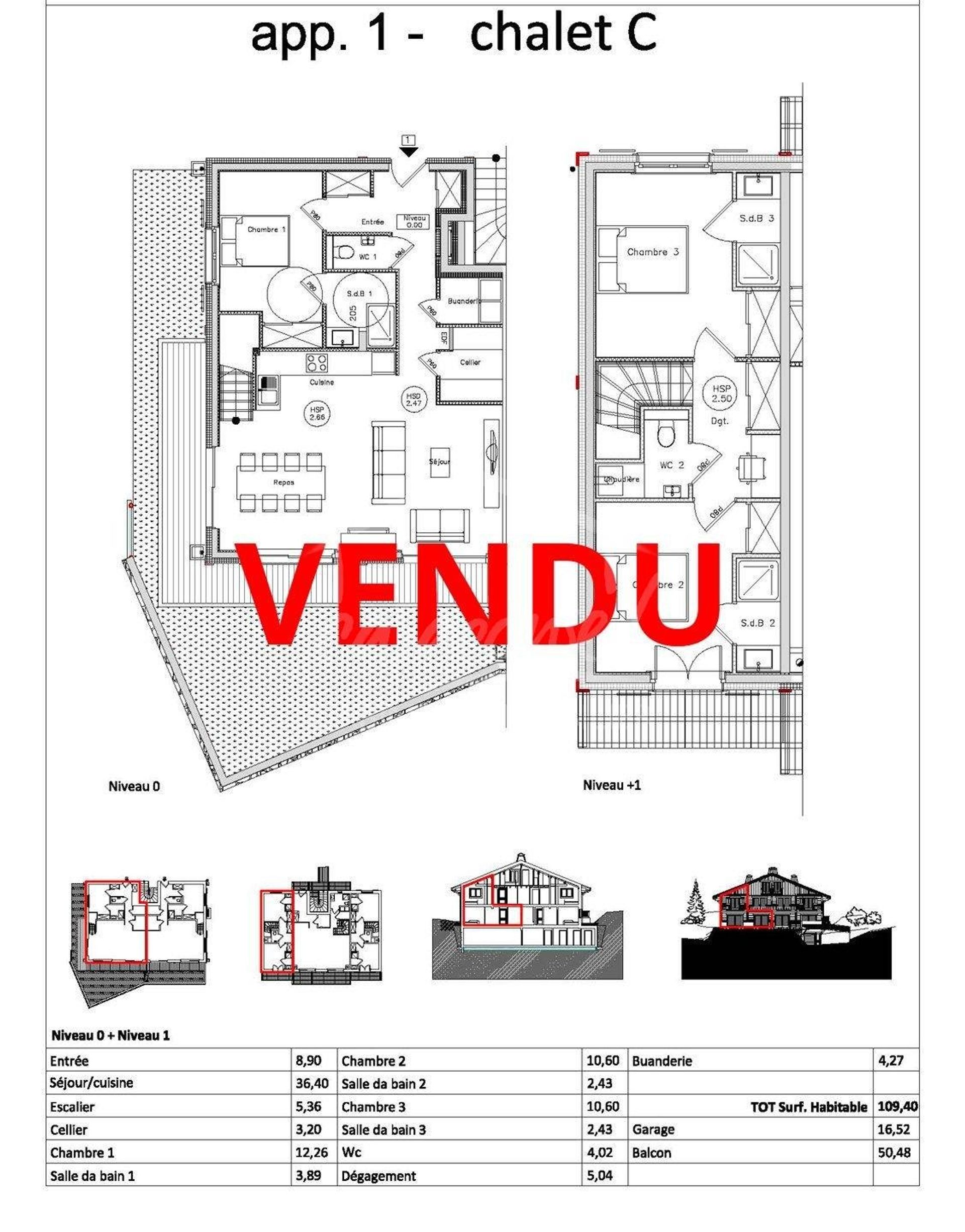 Kondominium w Kombloux, Owernia-Rodan-Alpy 10811819