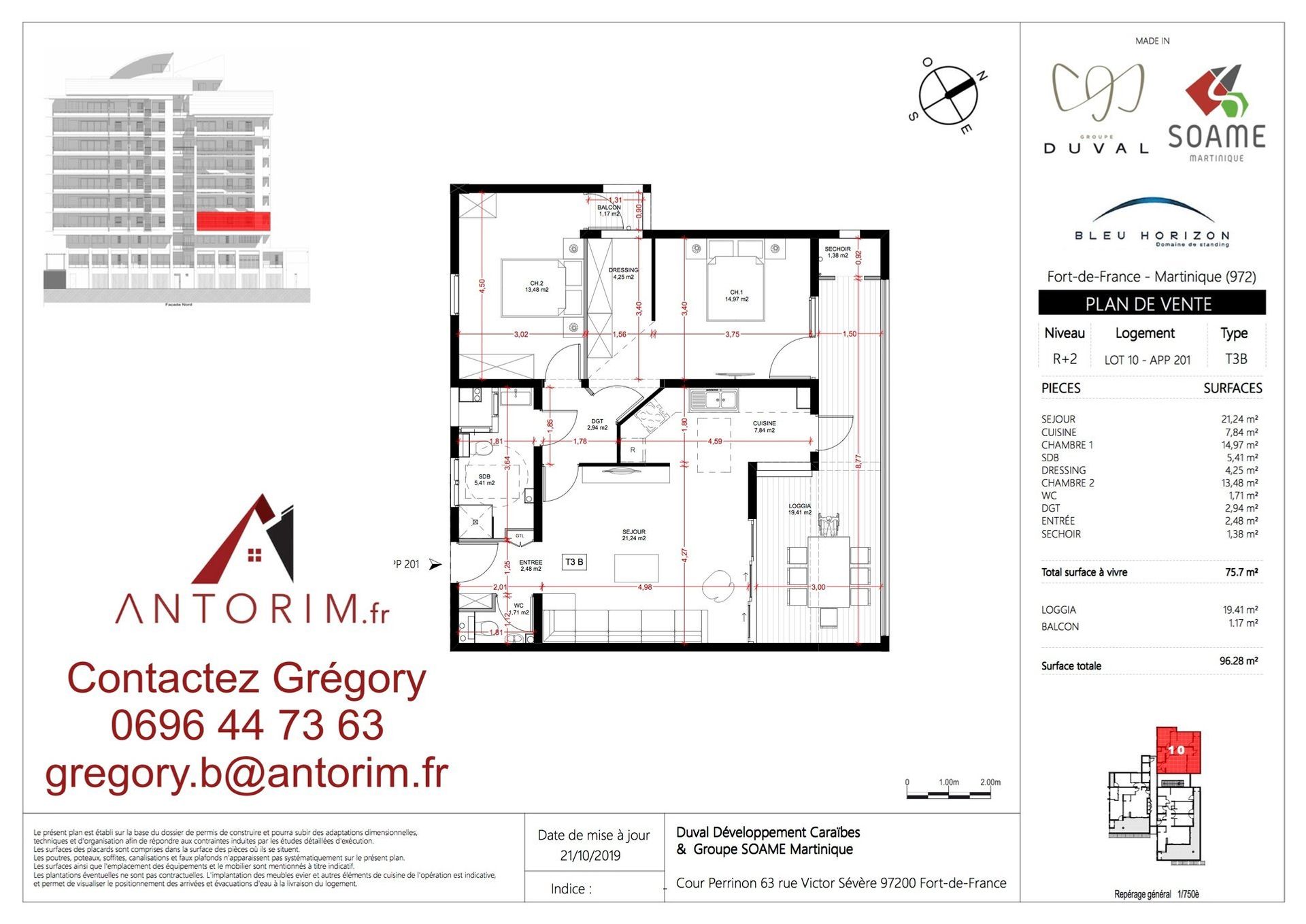 Condominio nel Cap Estate, Gros-Isolotto 10813367